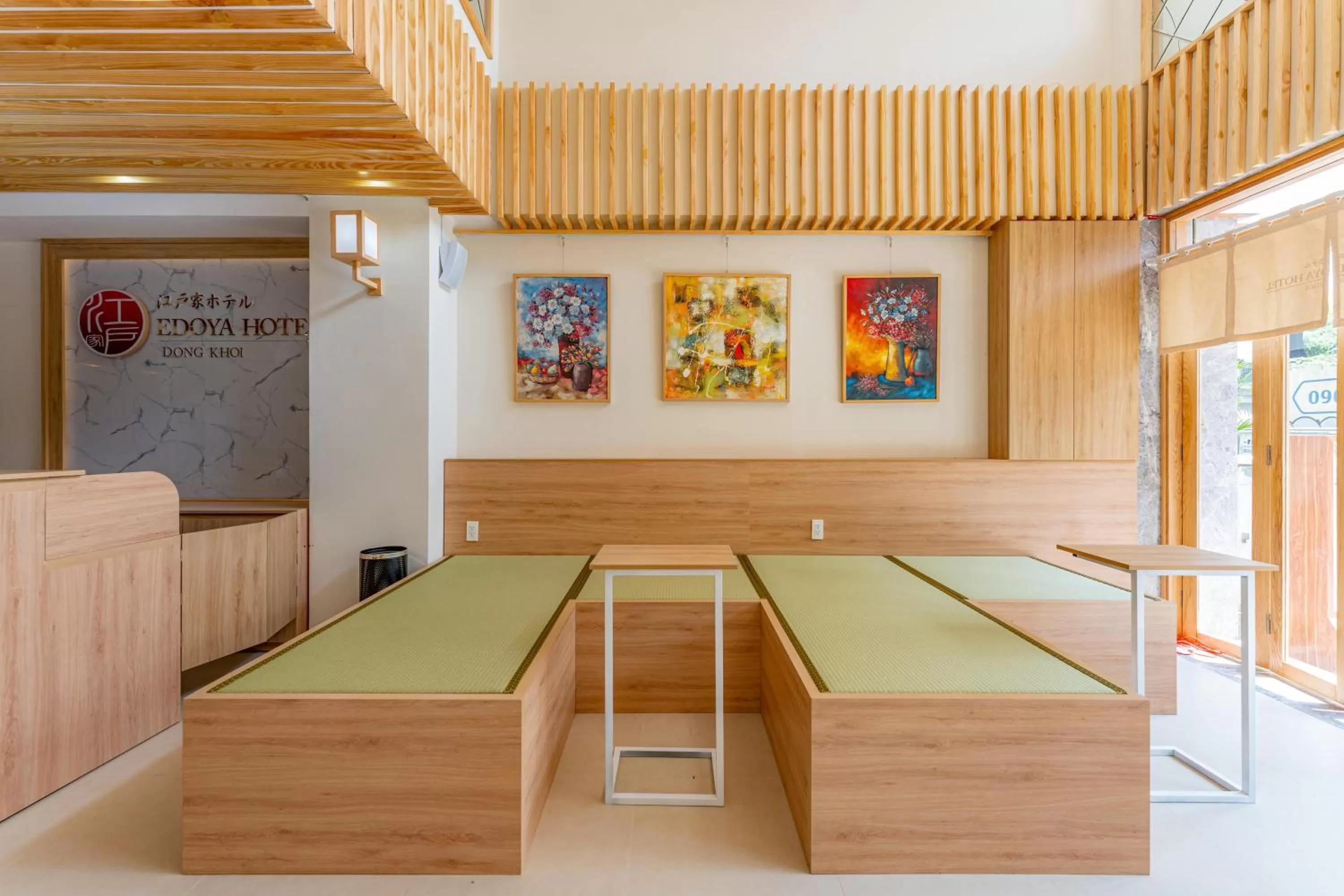 Communal lounge/ TV room in Edoya hotel Dong Khoi