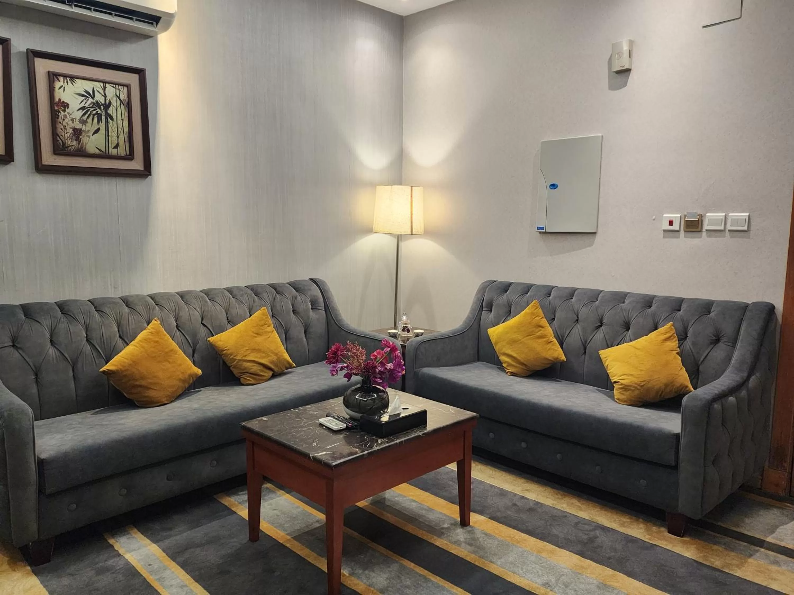 Living room in شاطيء الحياة للأجنحة الفندقية shaty alhayat