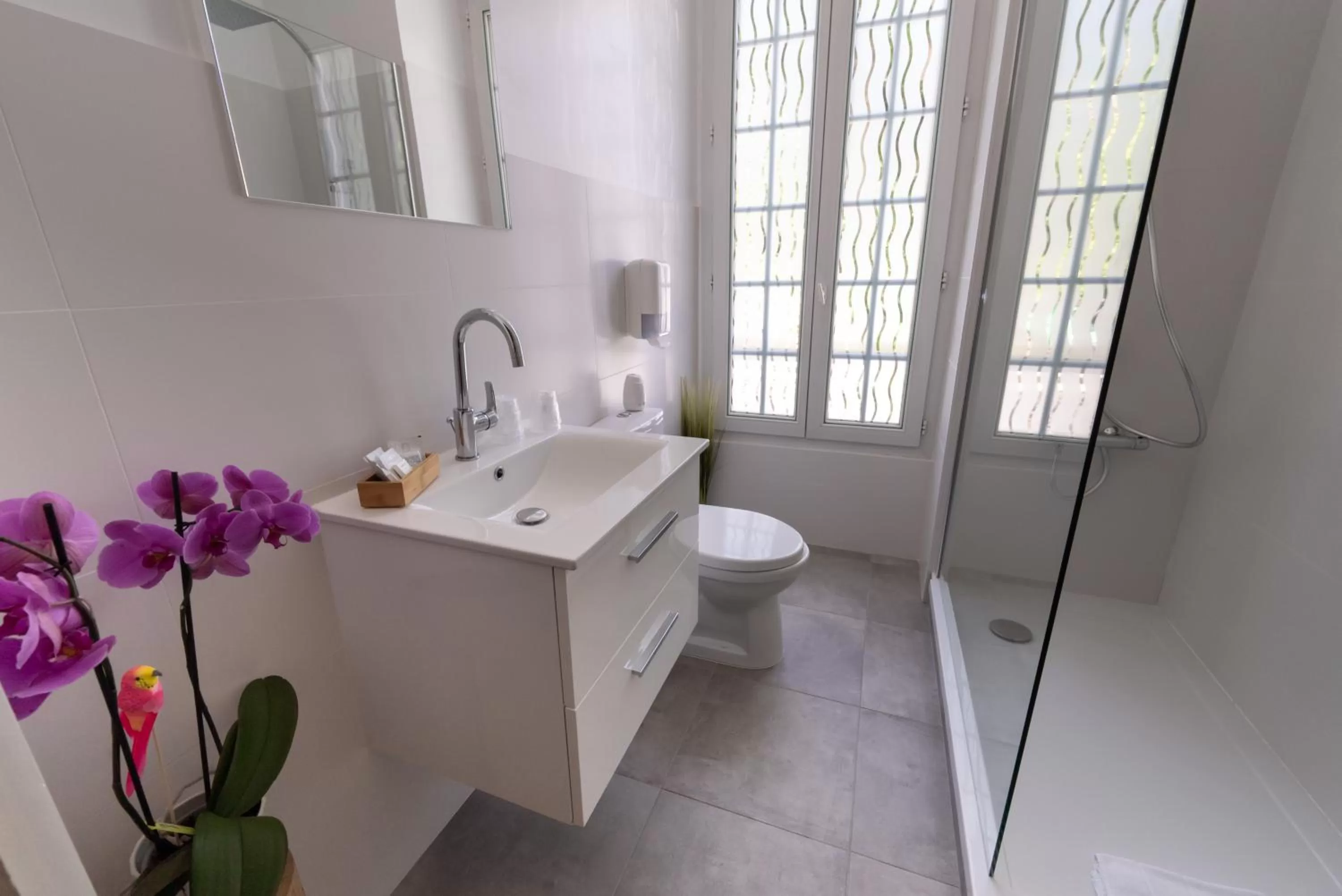 Bathroom in Hotel La Bonne Auberge