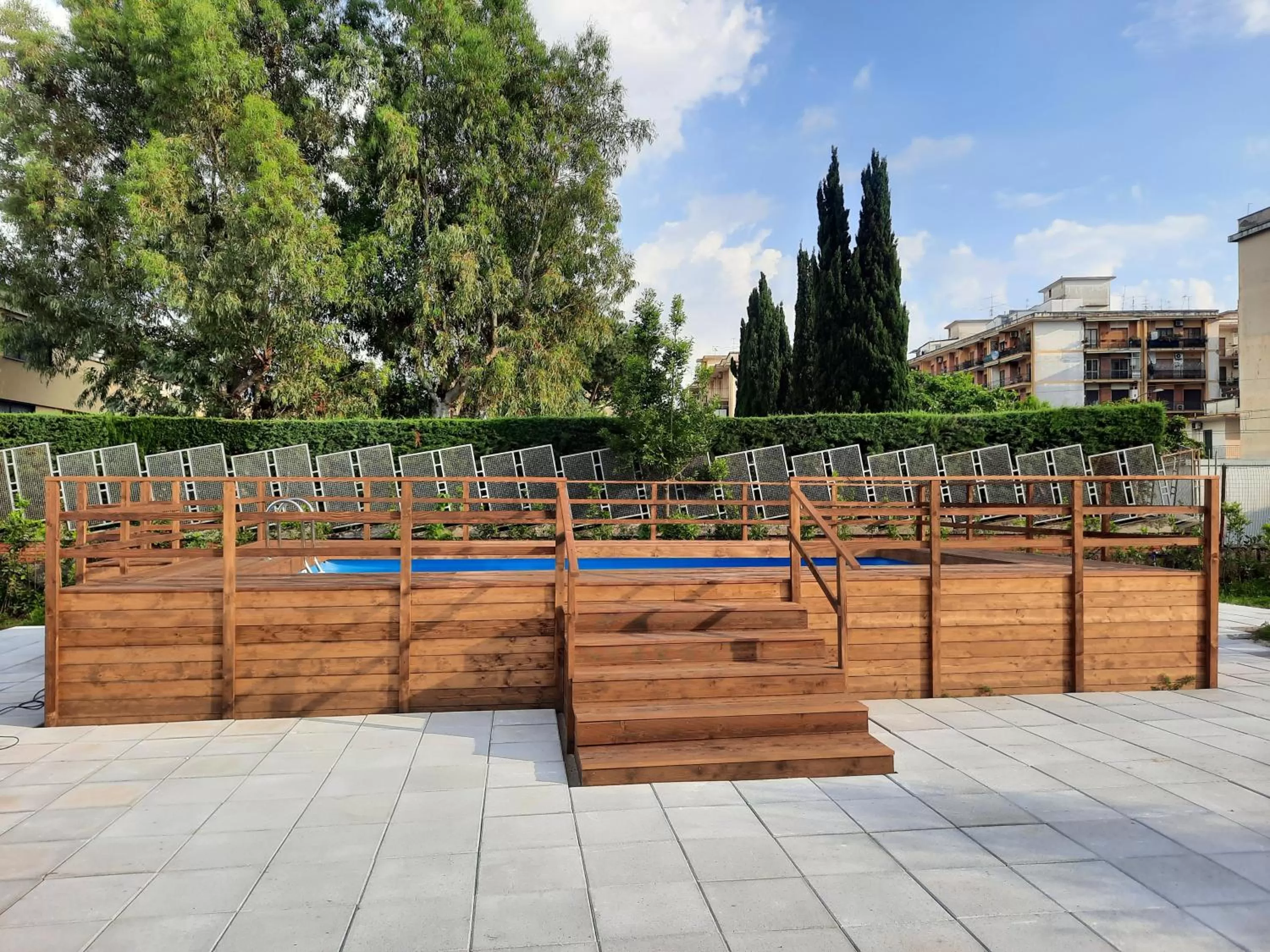 Swimming pool in Residence O'Sole Mio Pompei