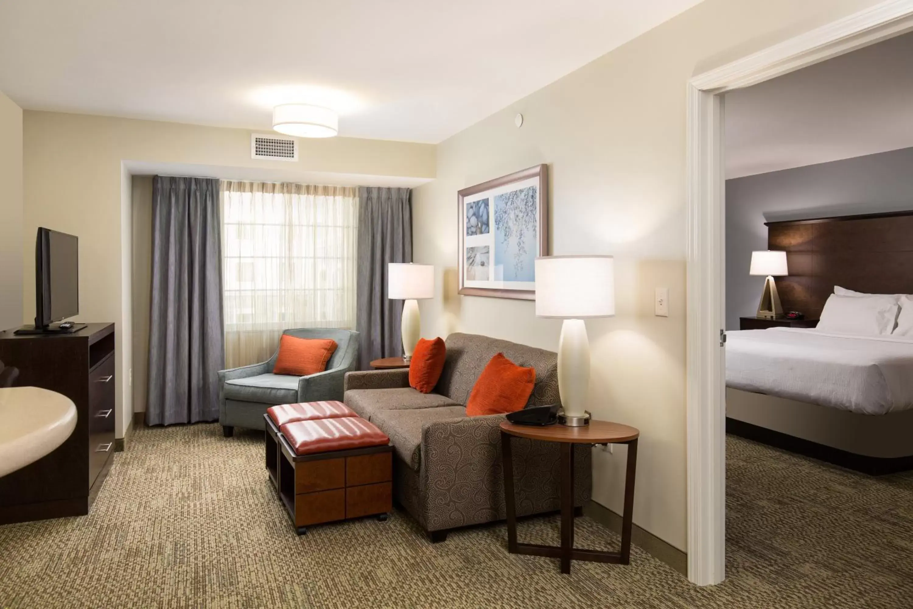 Two Bedroom Suite with One Queen Bed and Two Double Beds - Non-Smoking in Staybridge Suites - Columbus Polaris, an IHG Hotel Two Bedroom Suite with One Queen Bed and Two Double Beds - Non-Smoking in Staybridge Suites - Columbus Polaris, an IHG Hotel