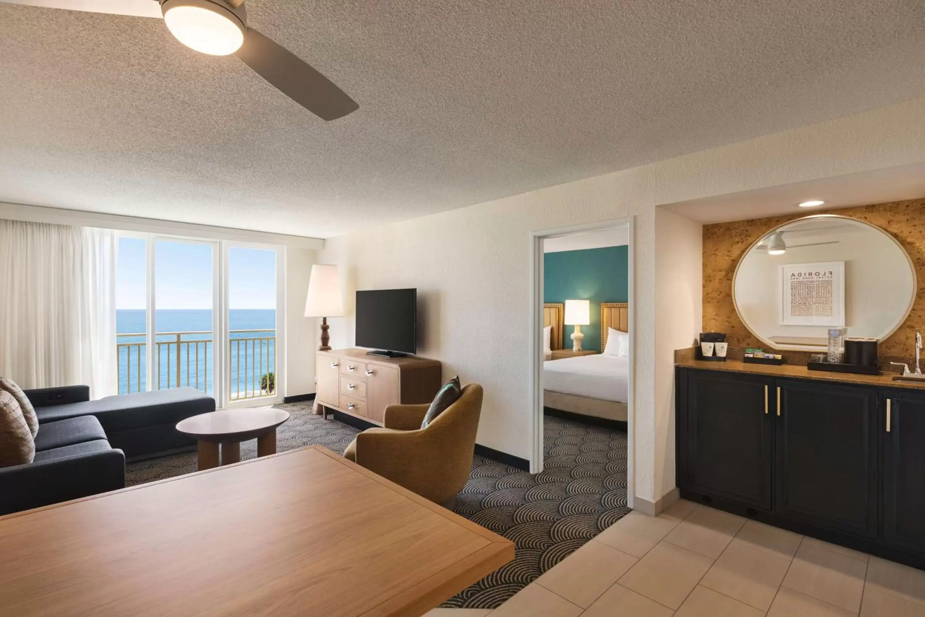 Suite, 2 Queen Beds, Oceanfront, Juliet Balcony in Embassy Suites by Hilton Deerfield Beach Resort & Spa Suite, 2 Queen Beds, Oceanfront, Juliet Balcony in Embassy Suites by Hilton Deerfield Beach Resort & Spa