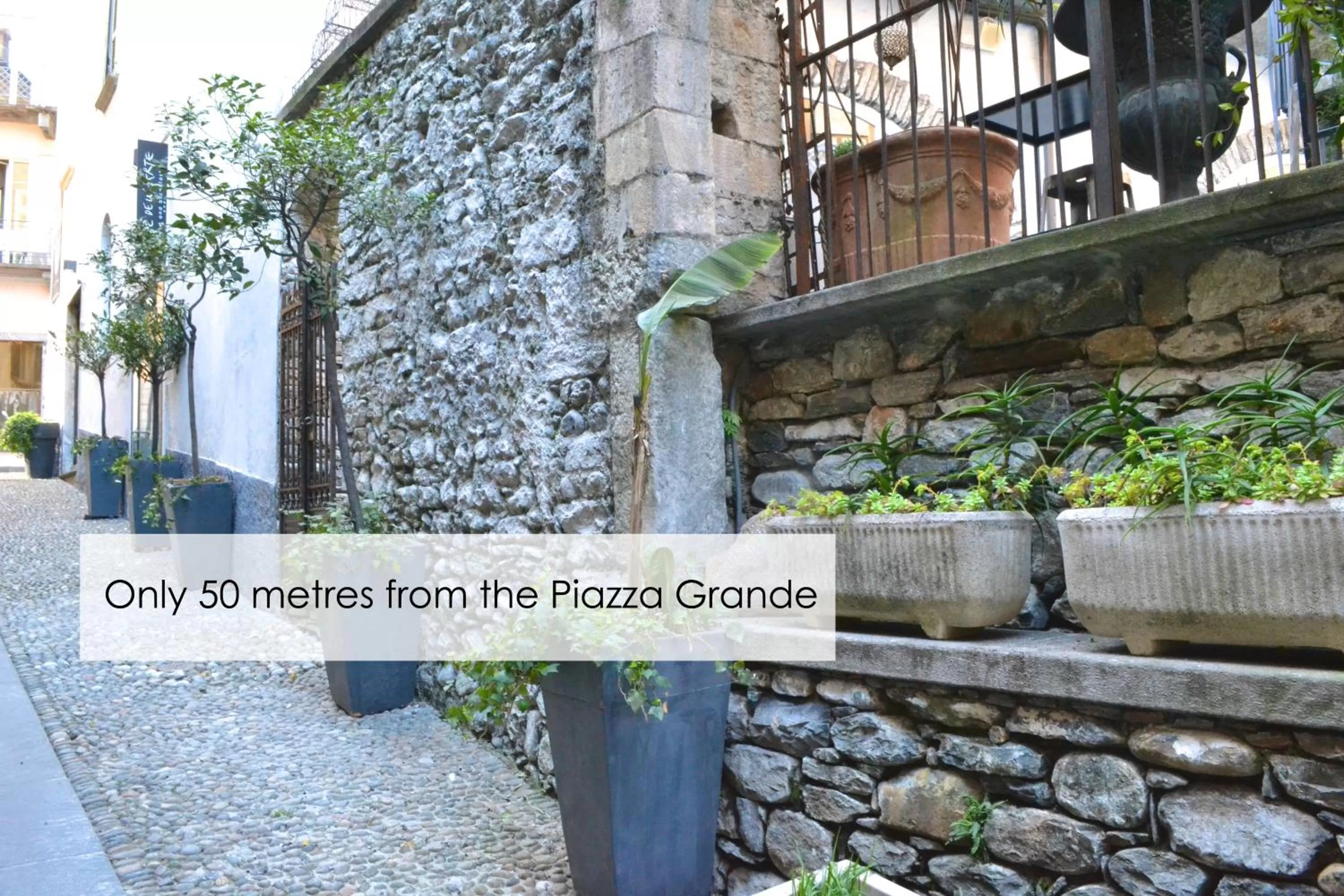 Facade/entrance in Caffè dell'Arte Boutique Rooms Locarno