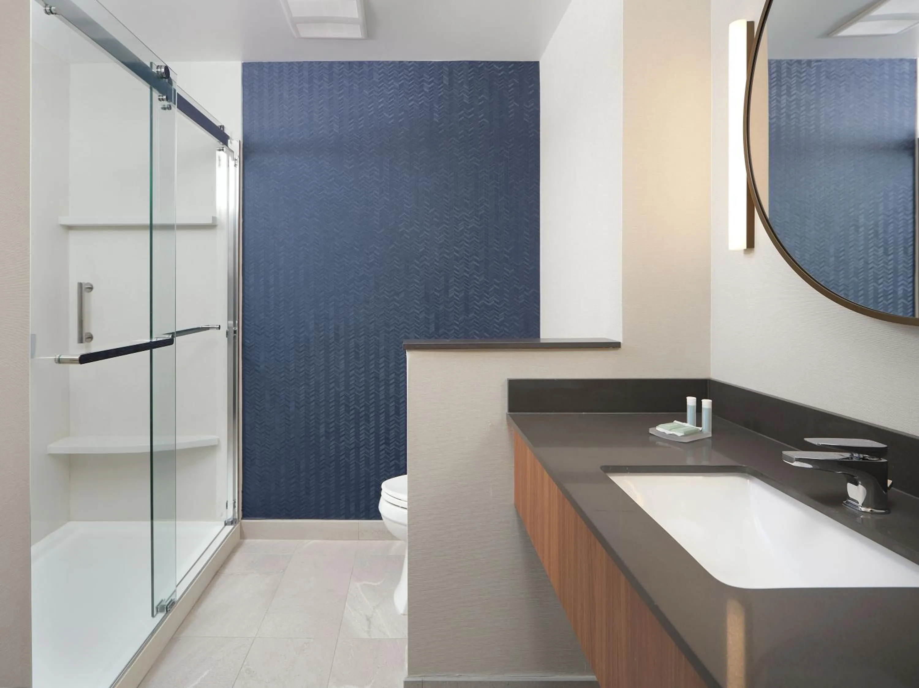 Shower in Fairfield Inn & Suites by Marriott Fort Lauderdale Northwest