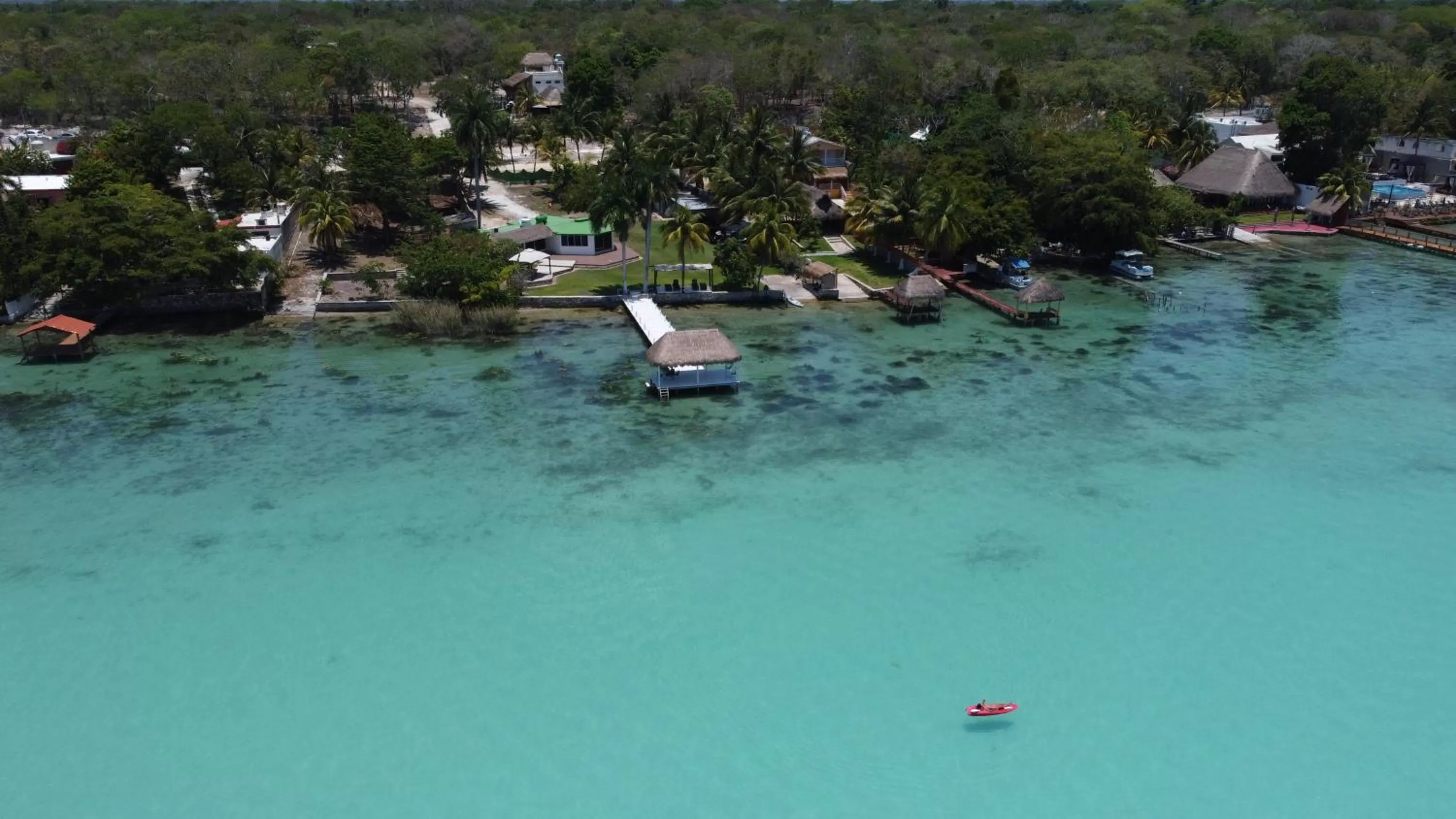 Natural landscape in Royal Palm Bacalar Cabañas & Lagoon Club