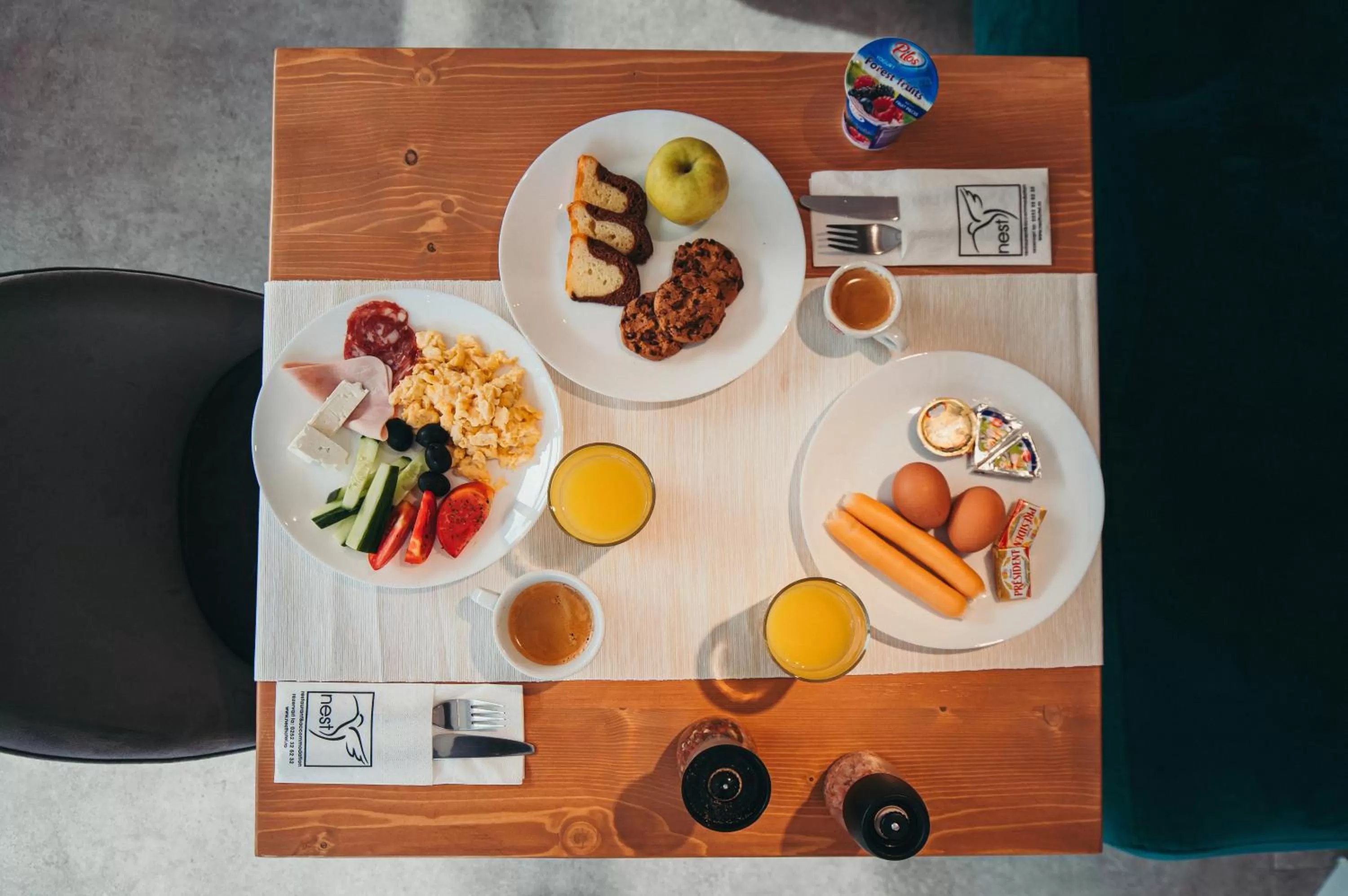 Buffet breakfast in Nest Guesthouse