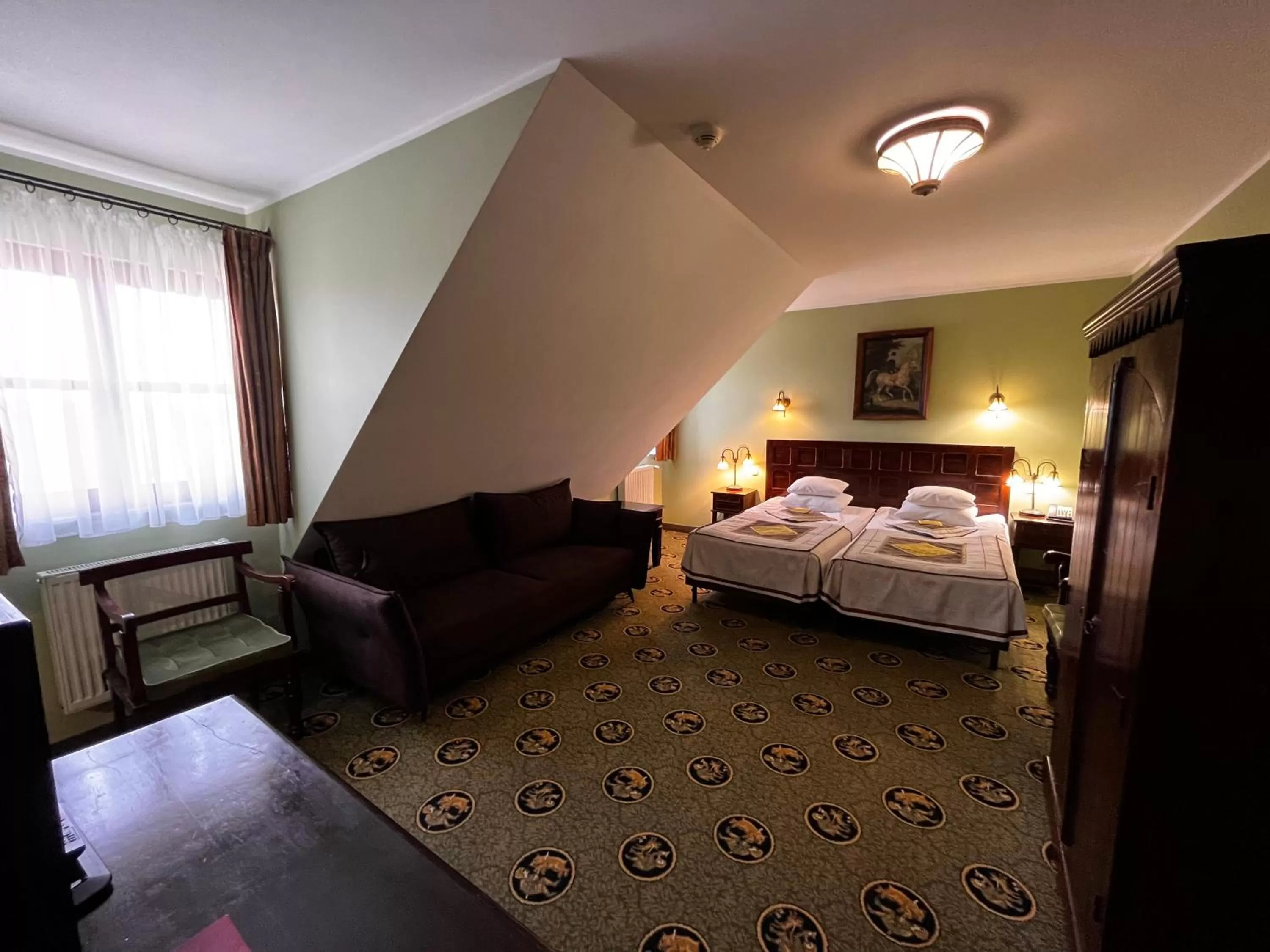 Photo of the whole room, Bed in Hotel Zamek Ryn