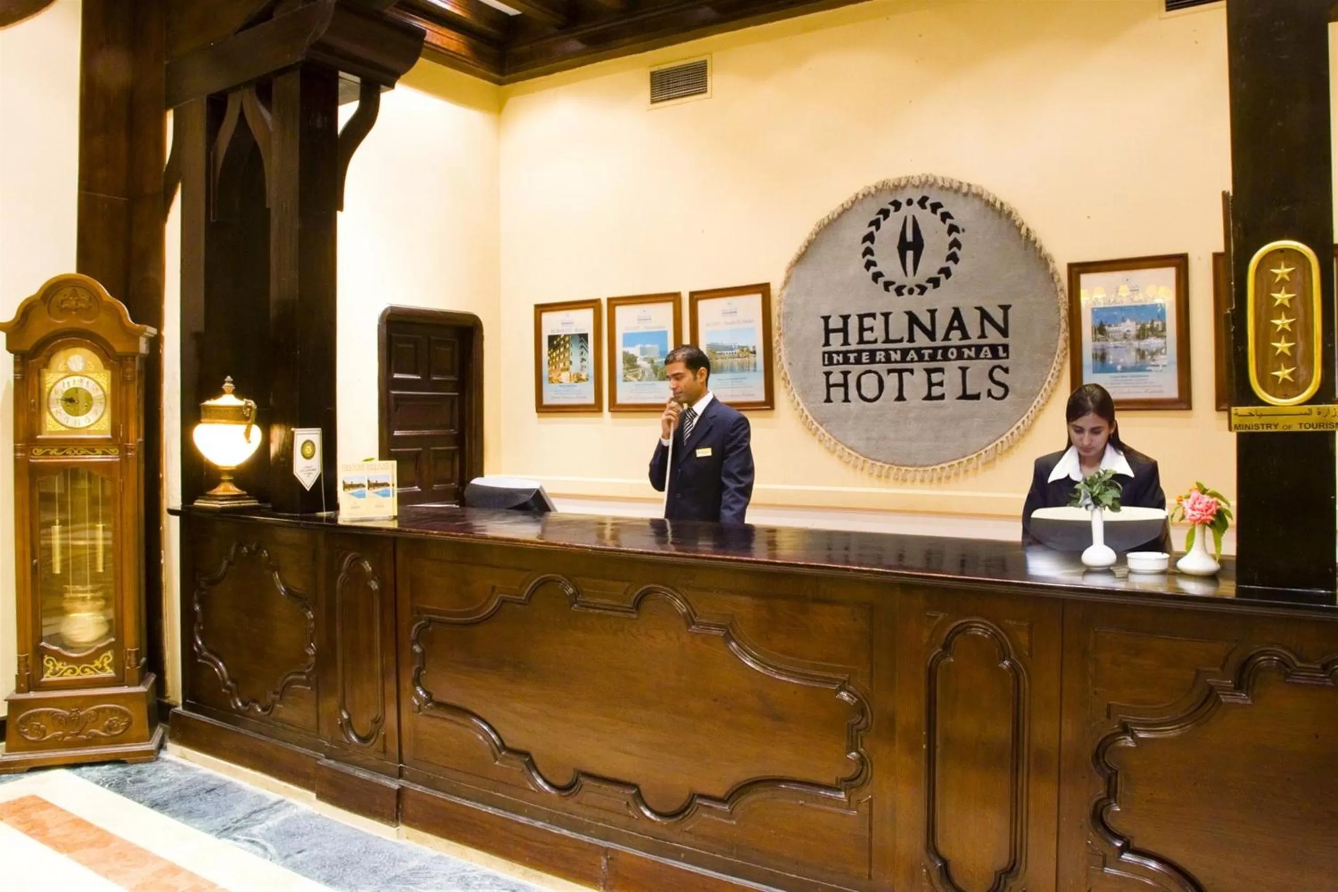 Lobby or reception in Helnan Auberge Fayoum