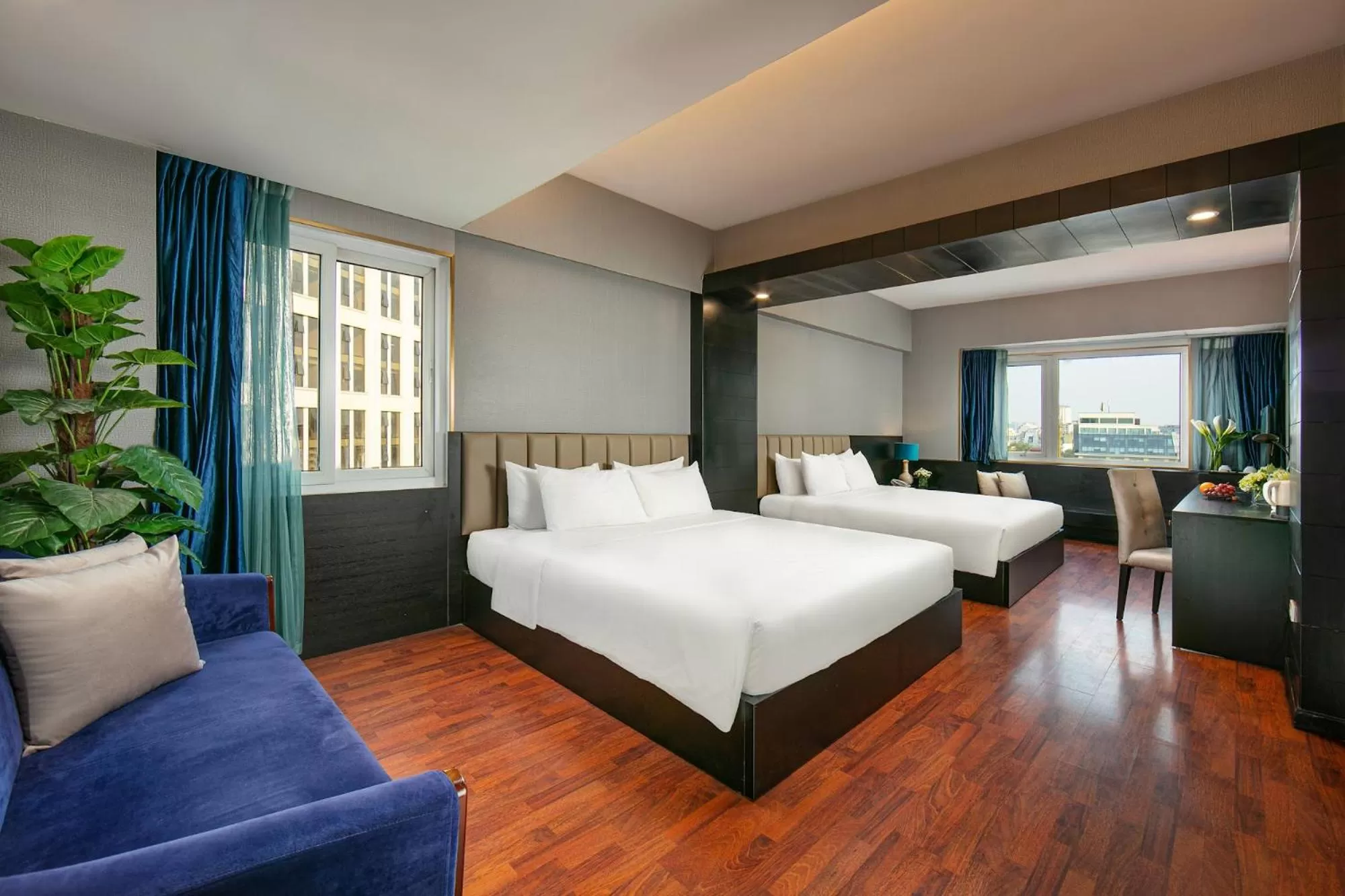 Photo of the whole room, Bed in Ja Cosmo Hotel and Spa