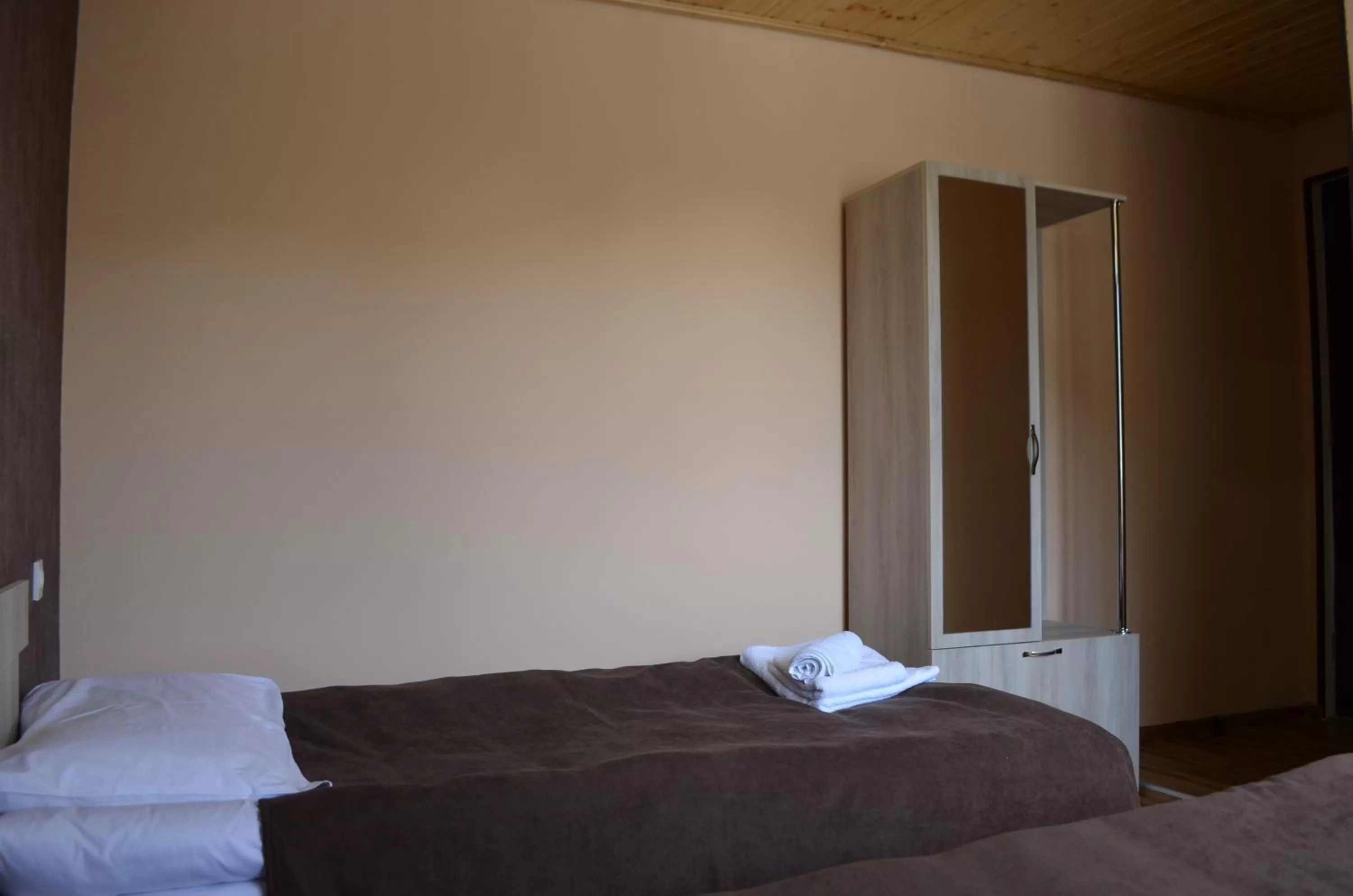 Bedroom, Bed in Hotel Svanseti