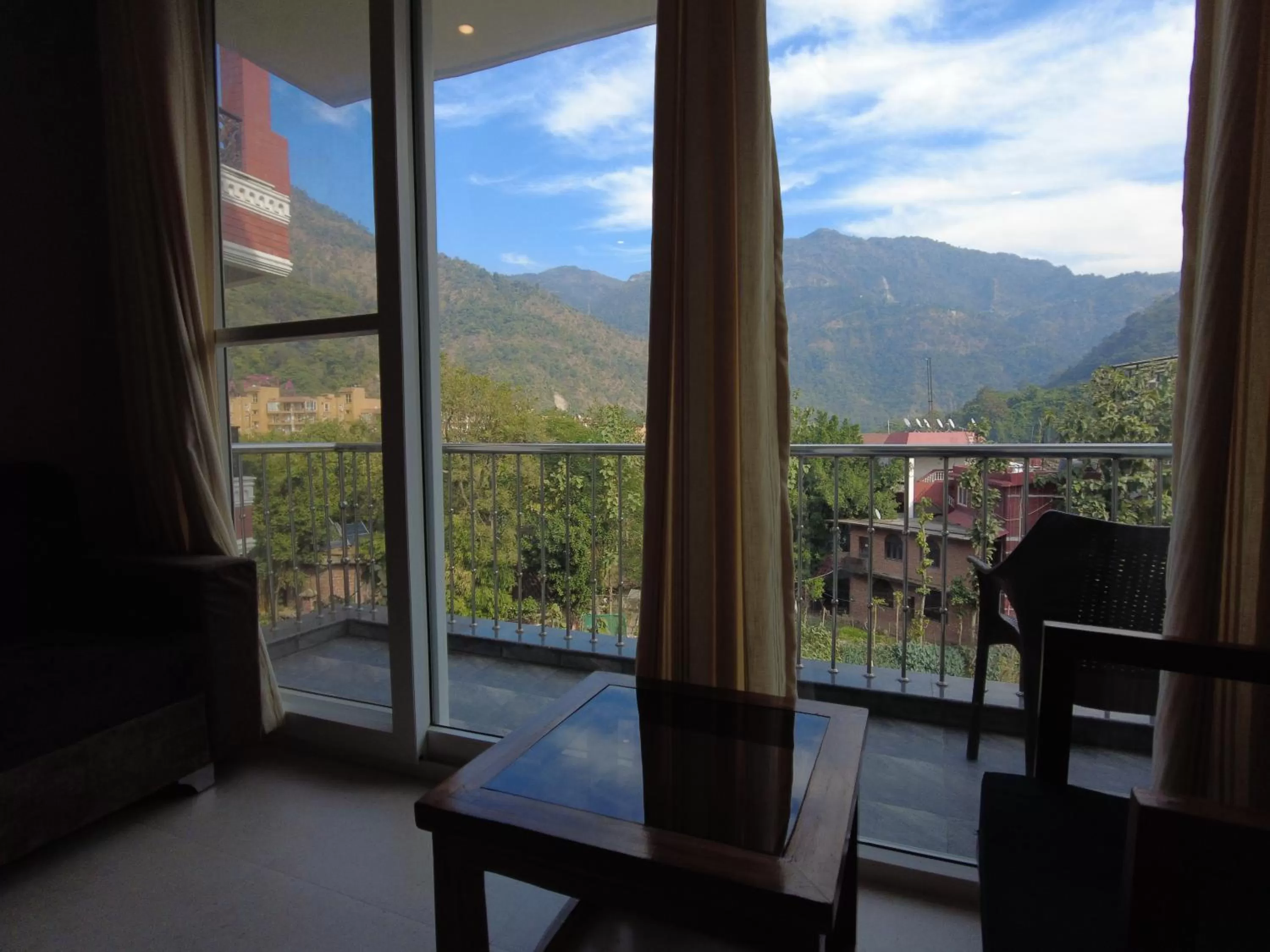 Seating area, Mountain View in Punyah Residency Rishikesh