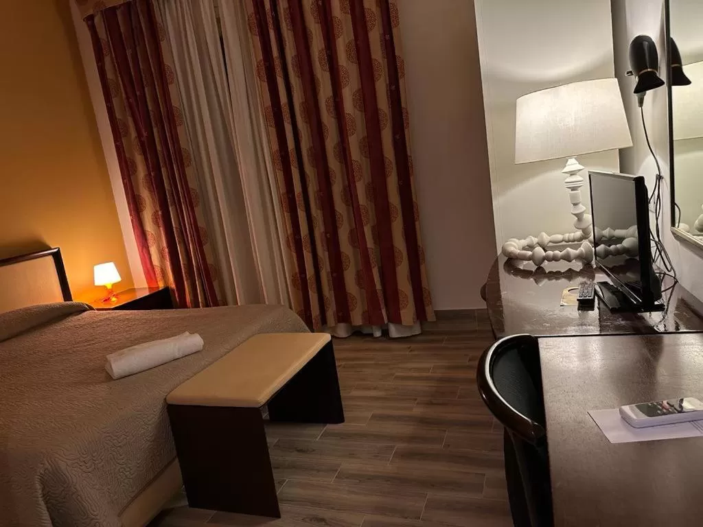 Bed in Hotel Le Calandre