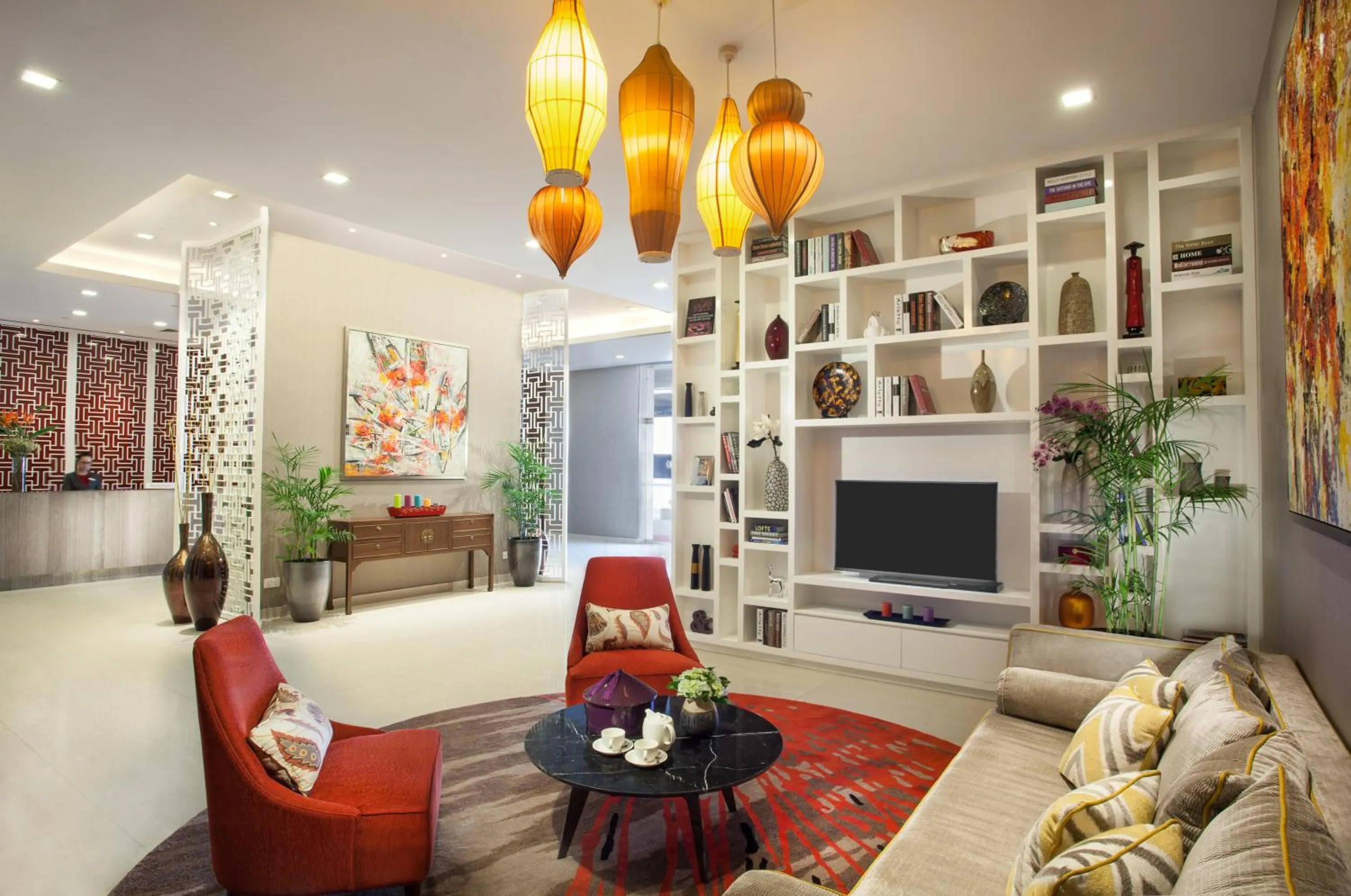 Lobby or reception in Somerset Central TD Hai Phong City