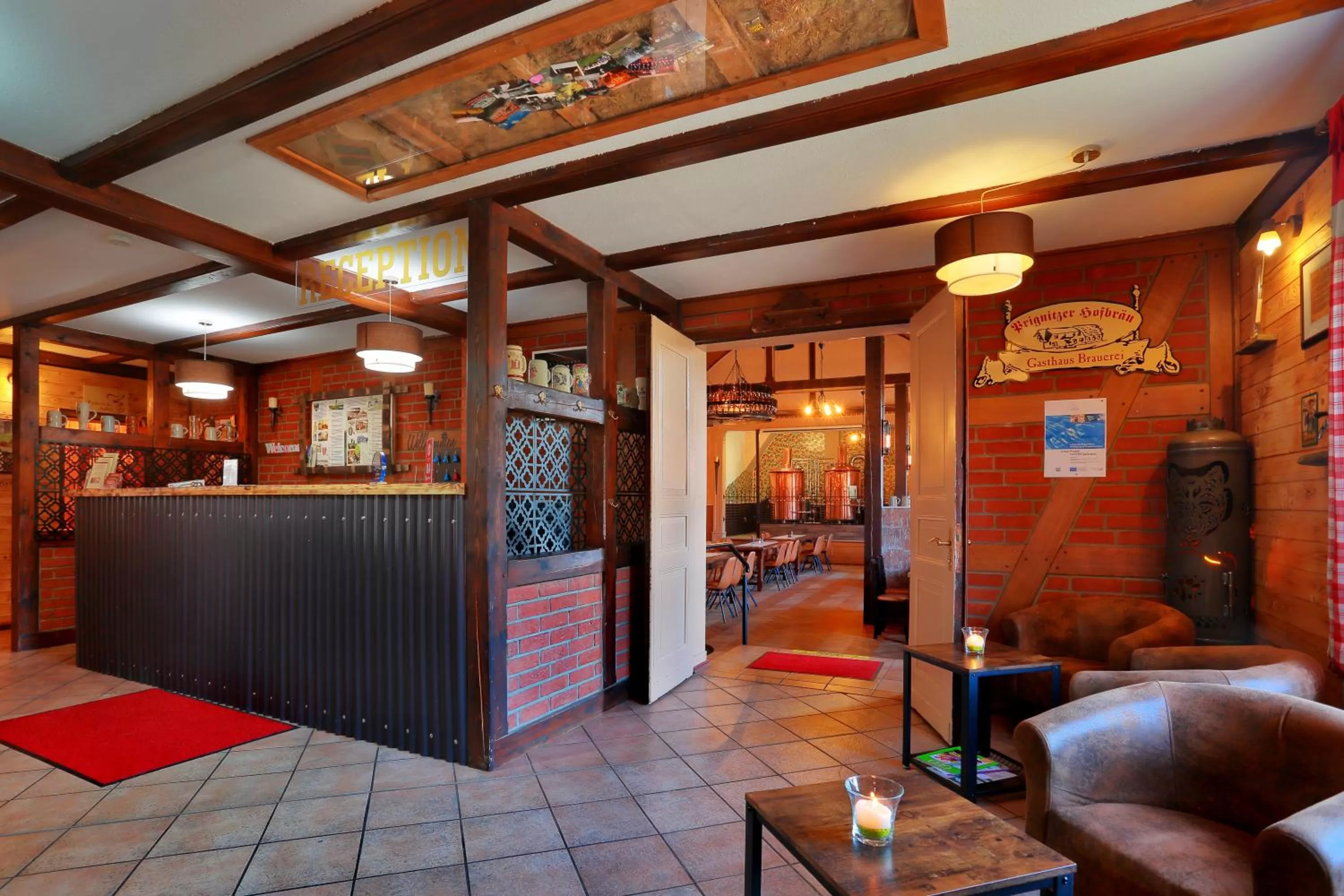 Lobby or reception in Landhotel & Brauhaus Prignitzer Hof