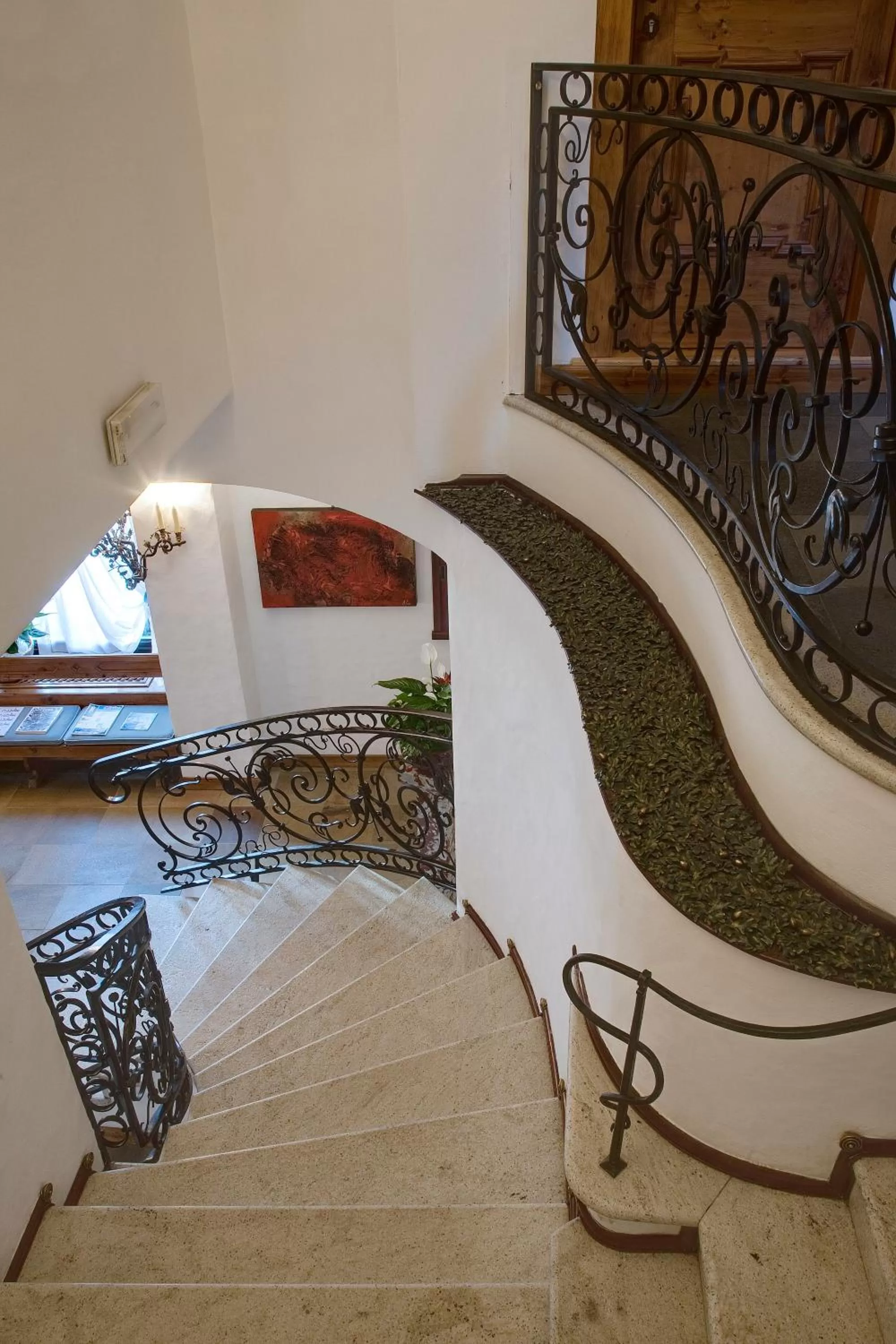 Decorative detail, Bed in Hotel Cortina