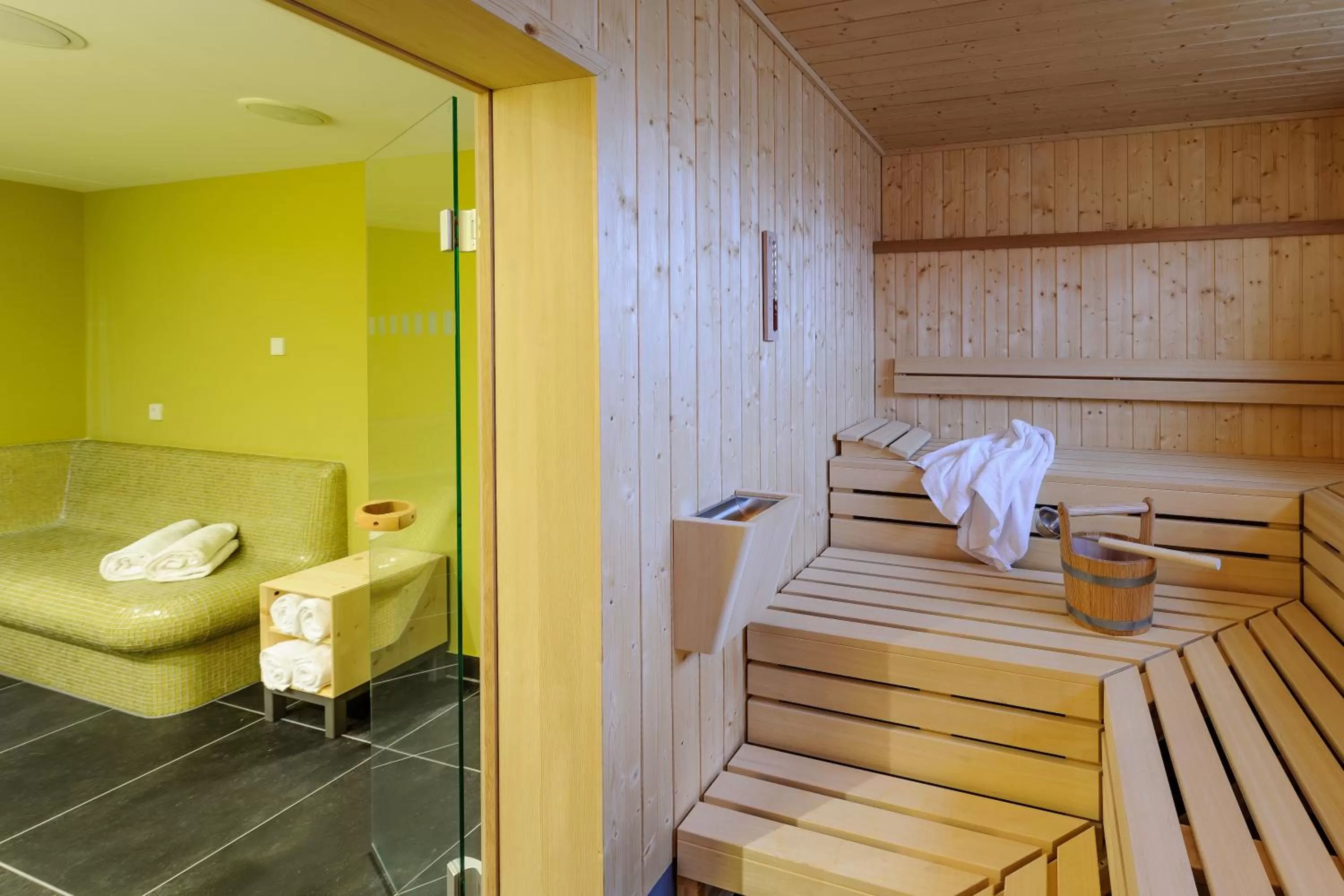 Sauna in Novotel München City Arnulfpark