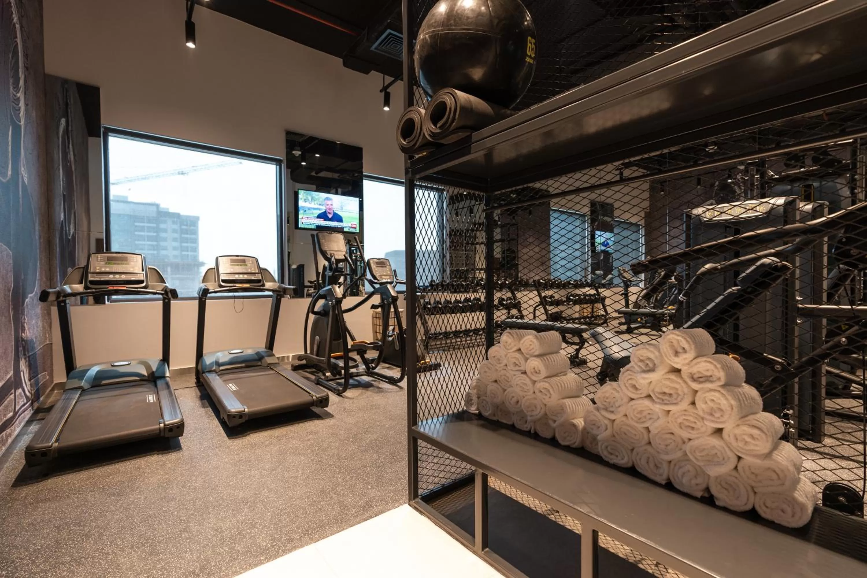 Fitness centre/facilities in Studio One Hotel