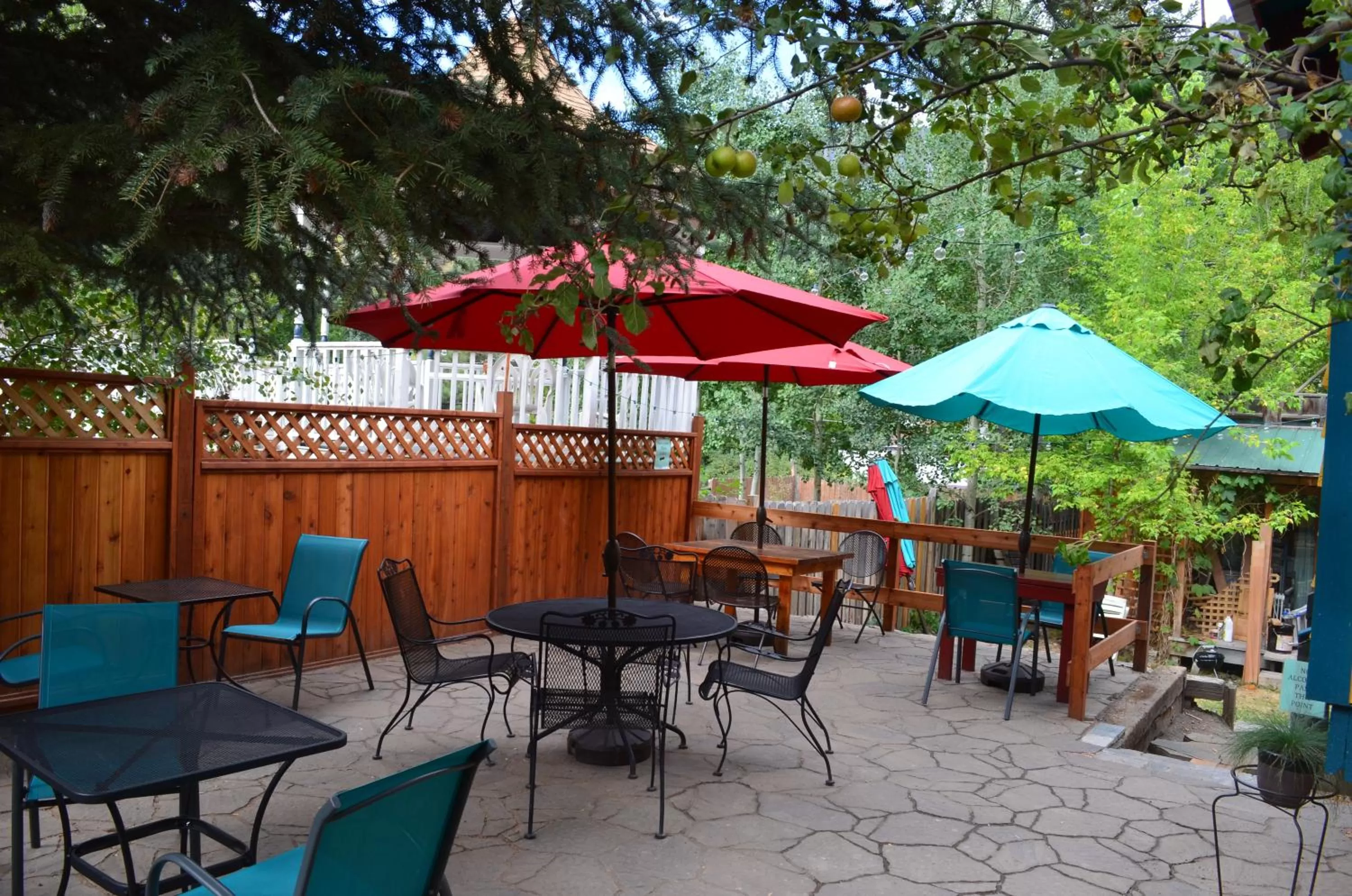 Patio in The Ouray Main Street Inn