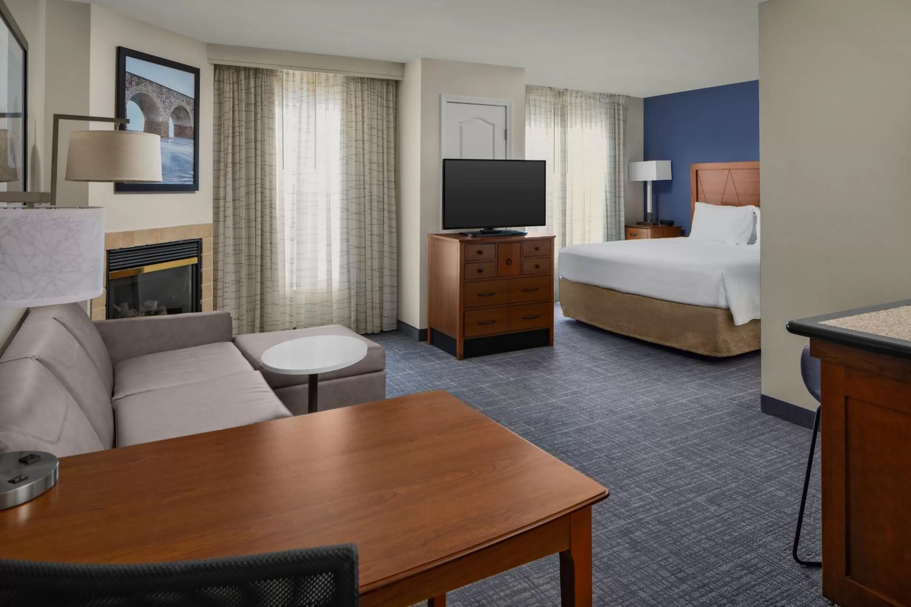 Photo of the whole room, Bed in Residence Inn by Marriott Manassas Battlefield Park