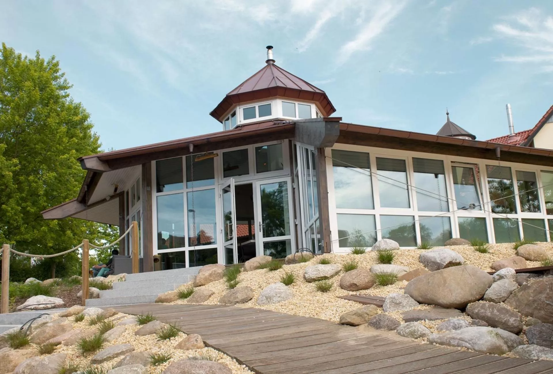 Restaurant/places to eat in Hotel Am Medemufer