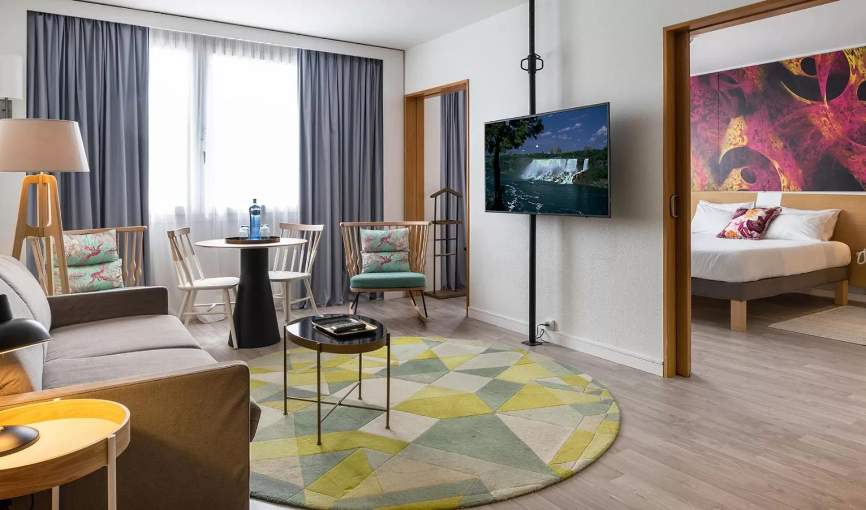 Bedroom, Bed in Novotel Barcelona Cornellà