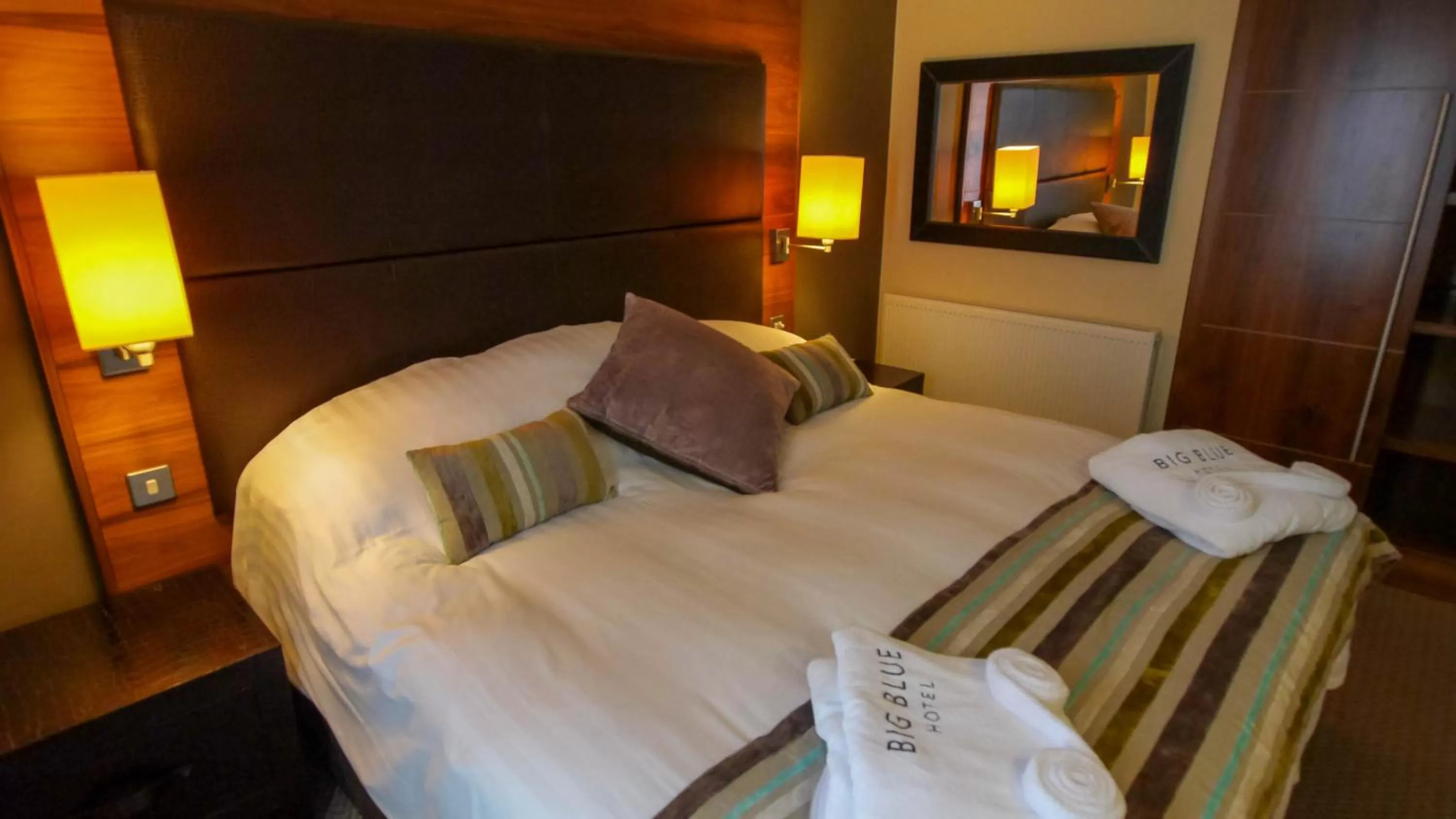 Bed in The Big Blue Hotel - Blackpool Pleasure Beach