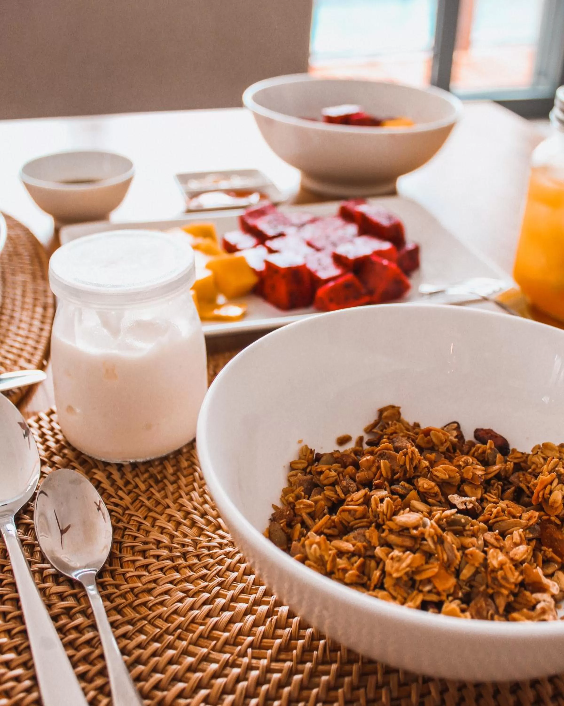 Food and drinks in The Watermark Beachside Hotel