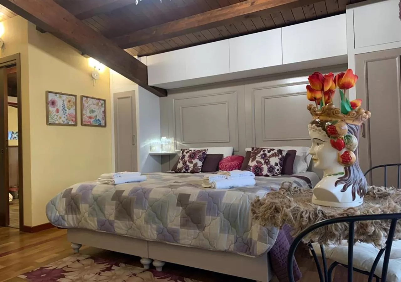 Photo of the whole room, Bed in B&B Villa del Sole Relais