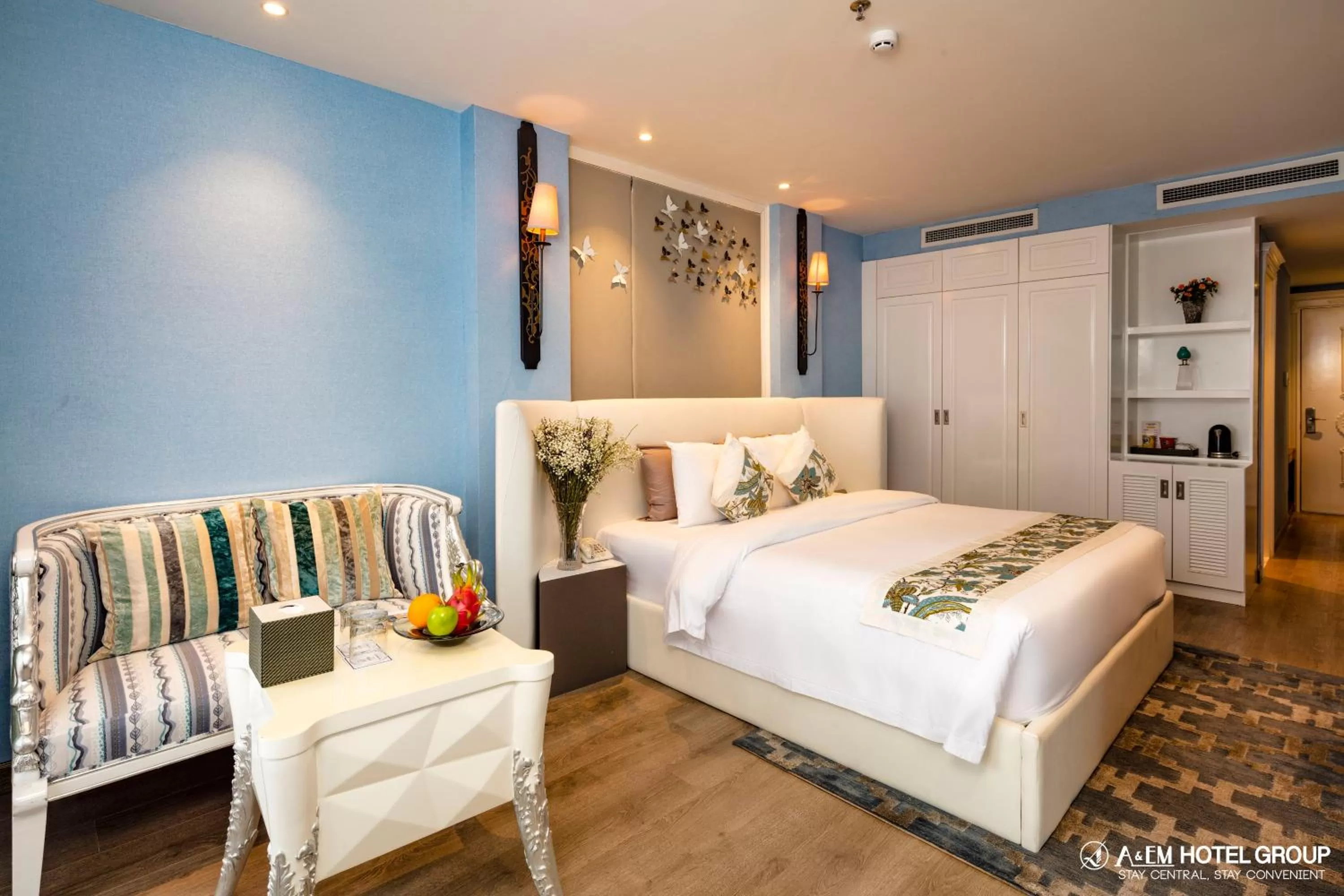 Bedroom, Bed in A&EM Saigon Hotel