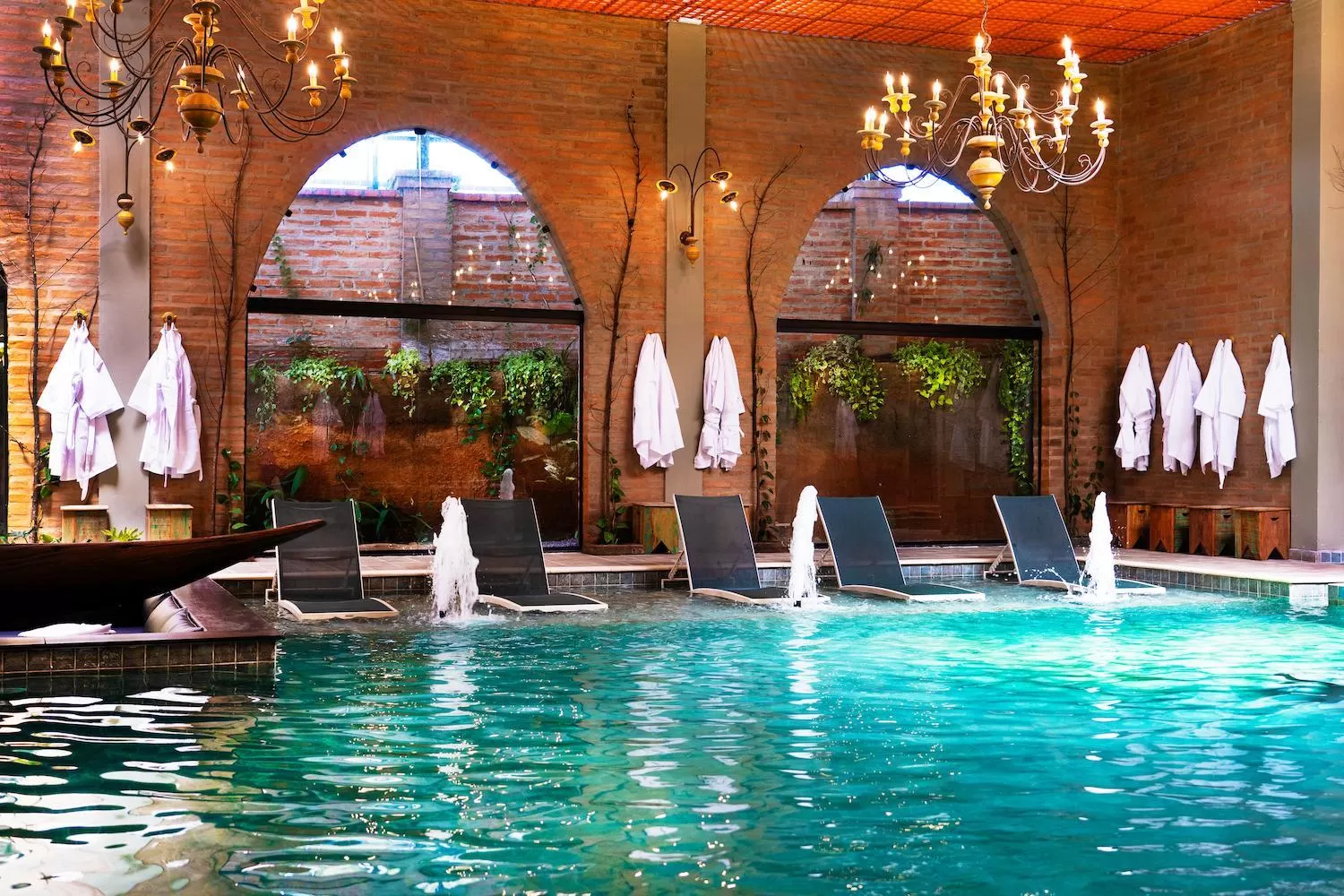 Pool view, Swimming Pool in Hotel Villa Lobos Spa Romantik