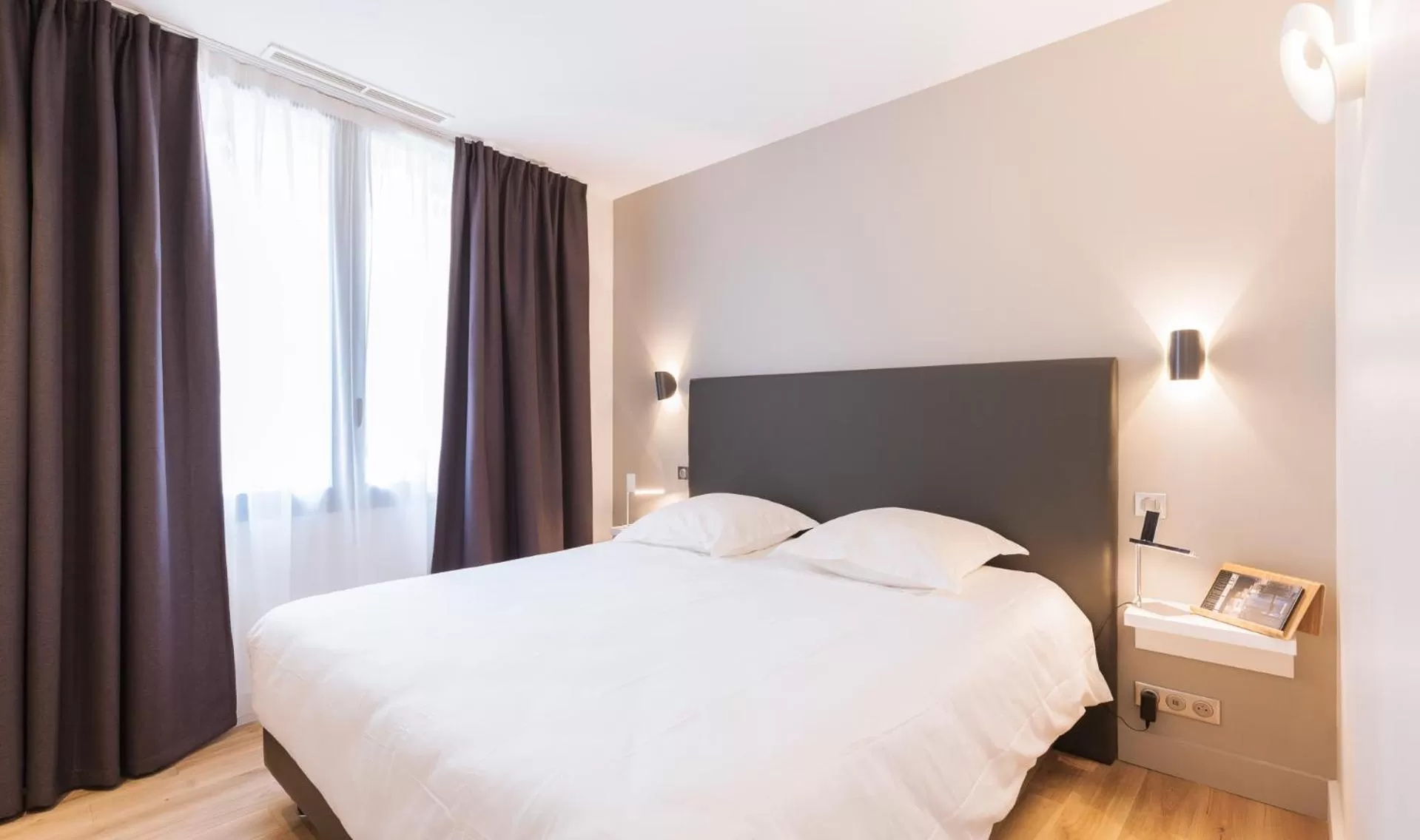 Bed in Appartement T4 Le Courbin