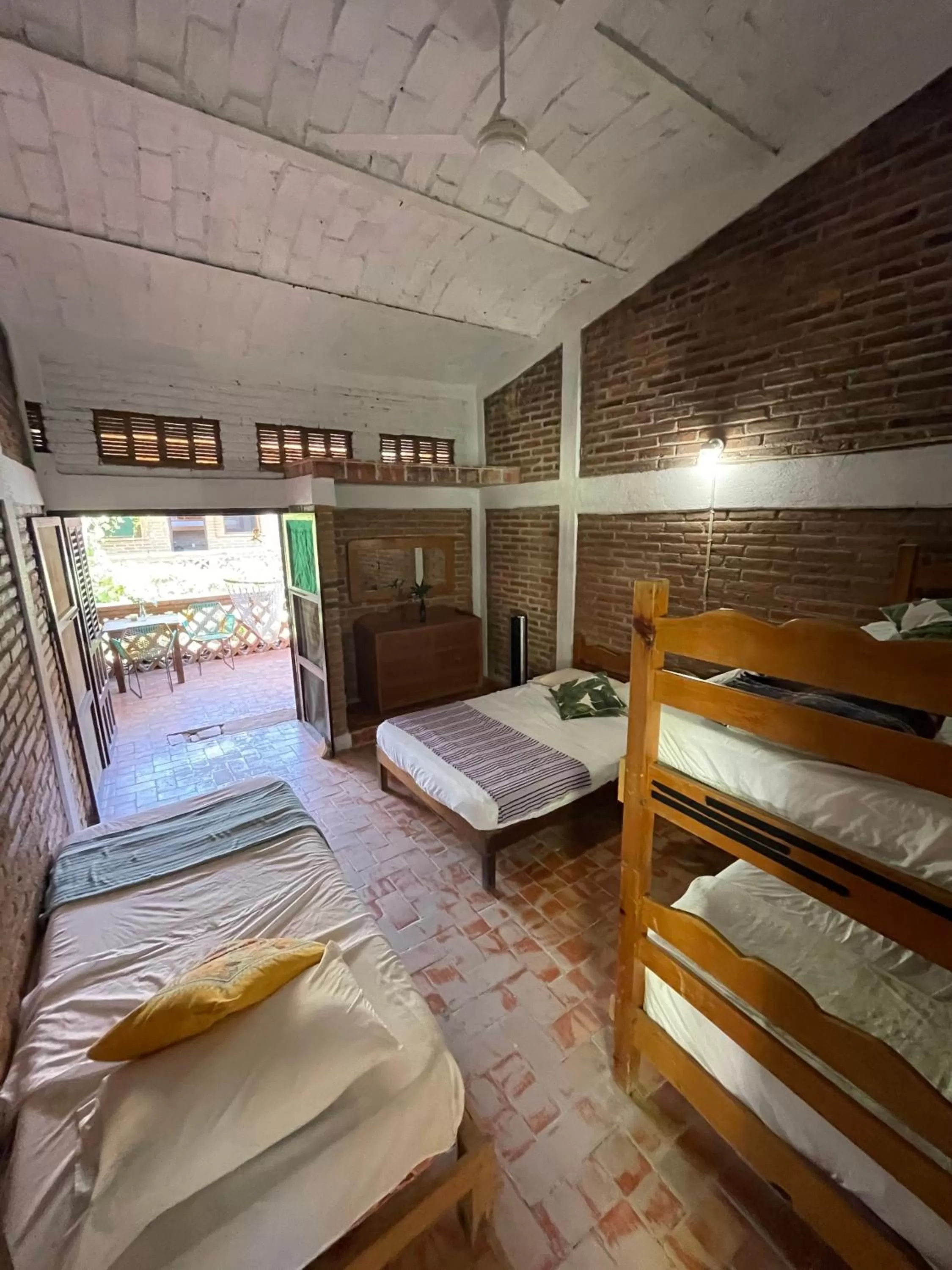 Bed in Hosteria Chata Adults Only