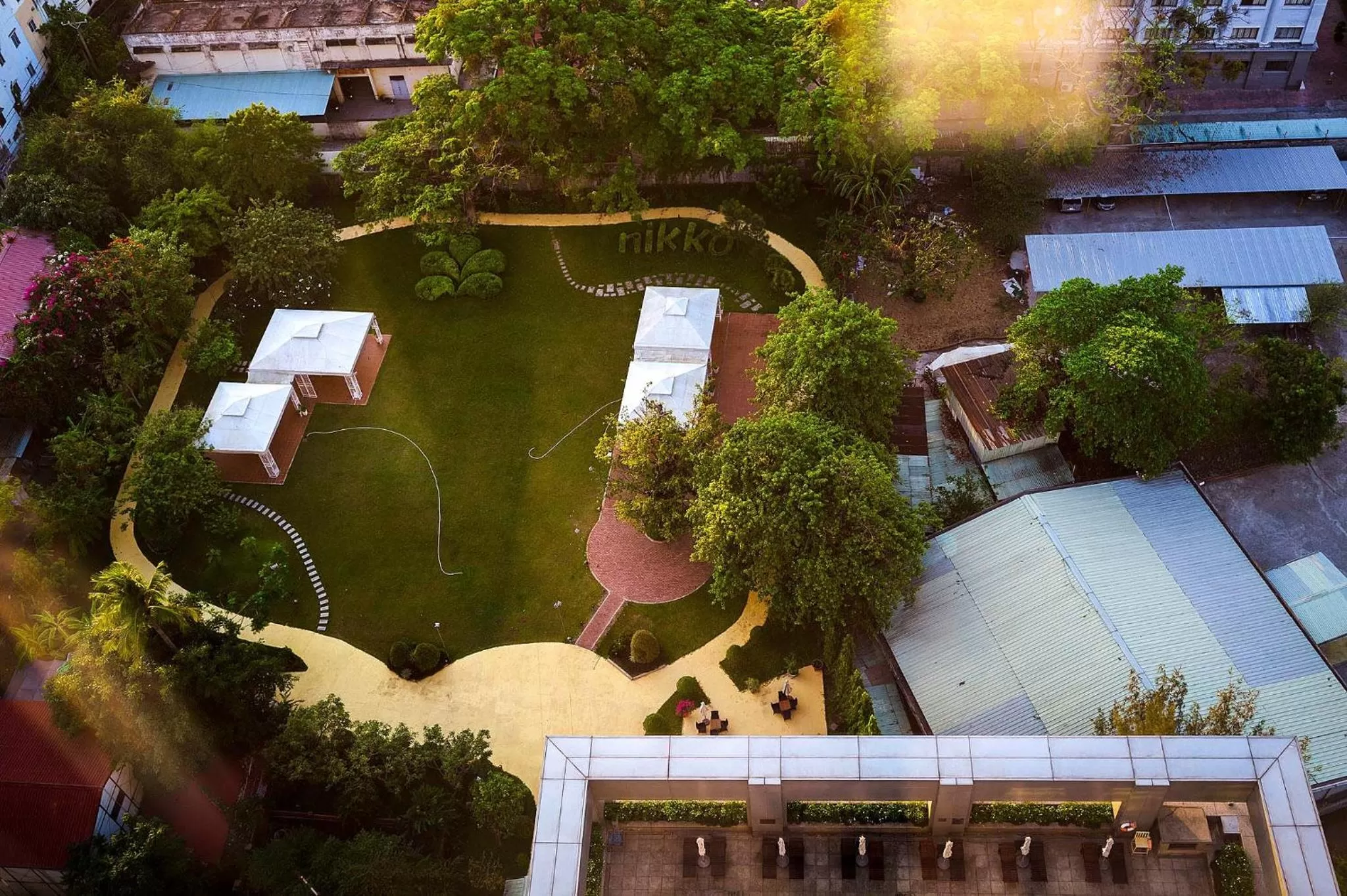 Garden in Hotel Nikko Saigon