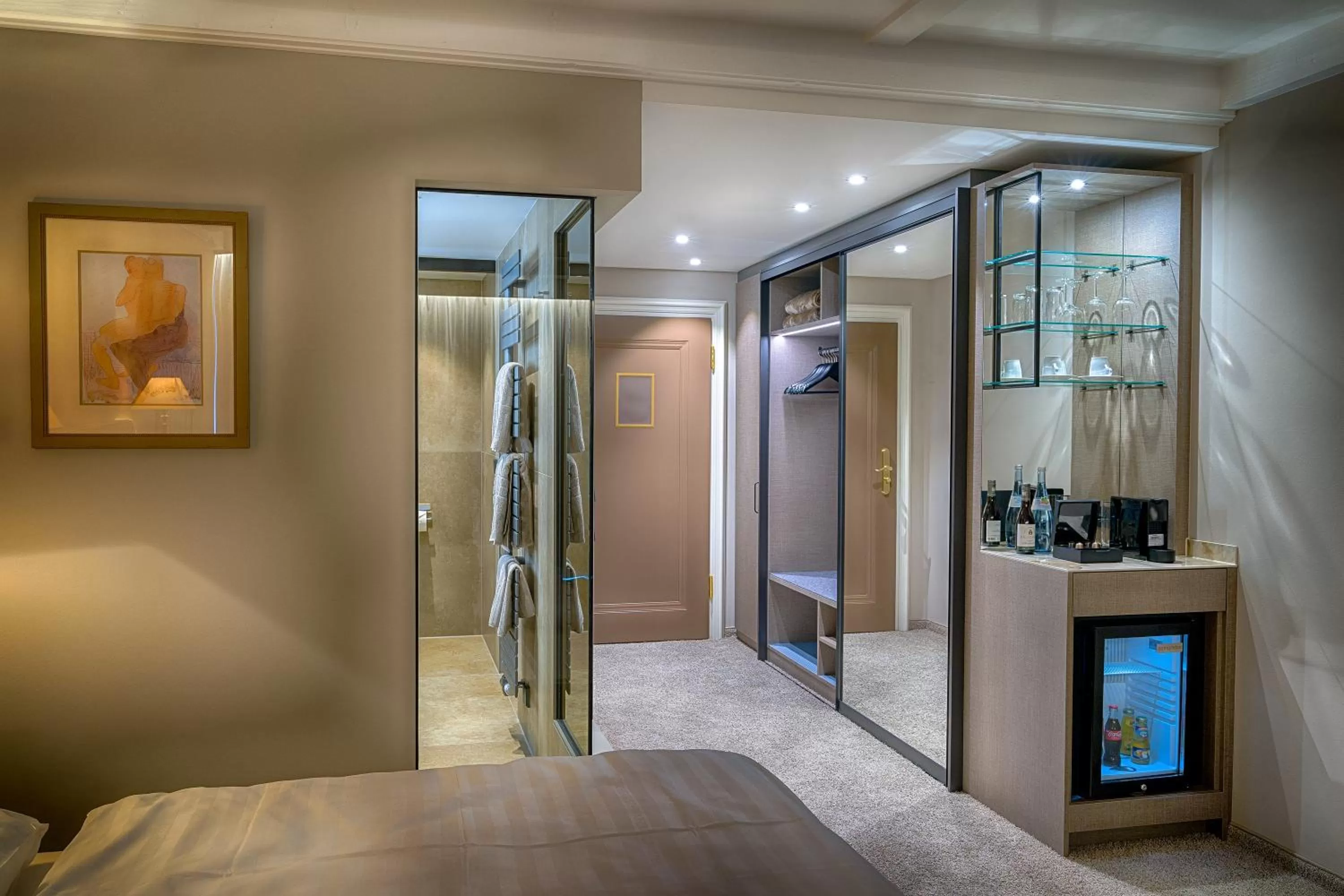 Bed in Treschers Schwarzwald Hotel