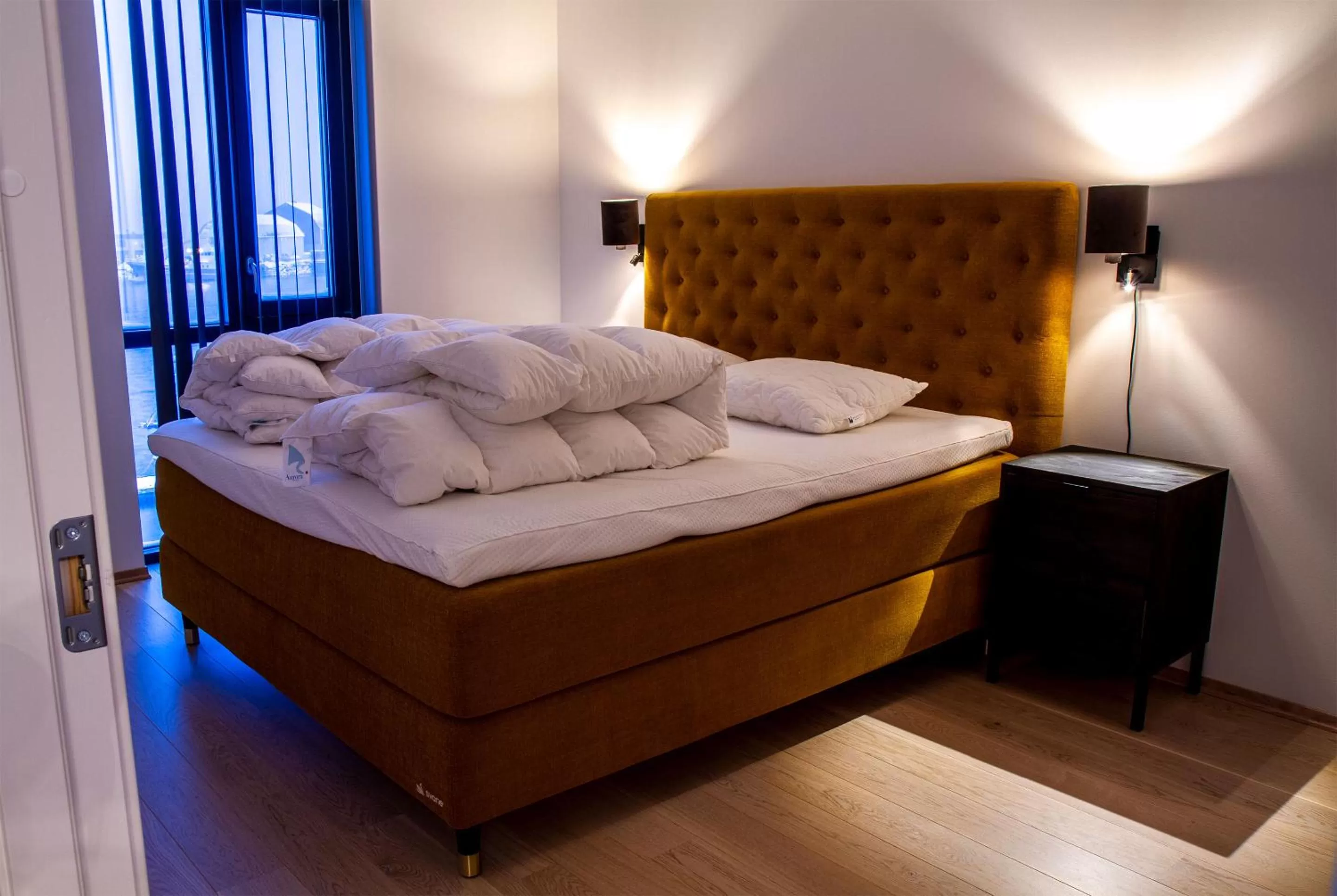 Bed in Nordis Apartments