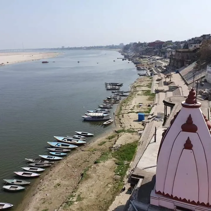 River view in Hotel Sita (place on the heritage ghats of benaras)