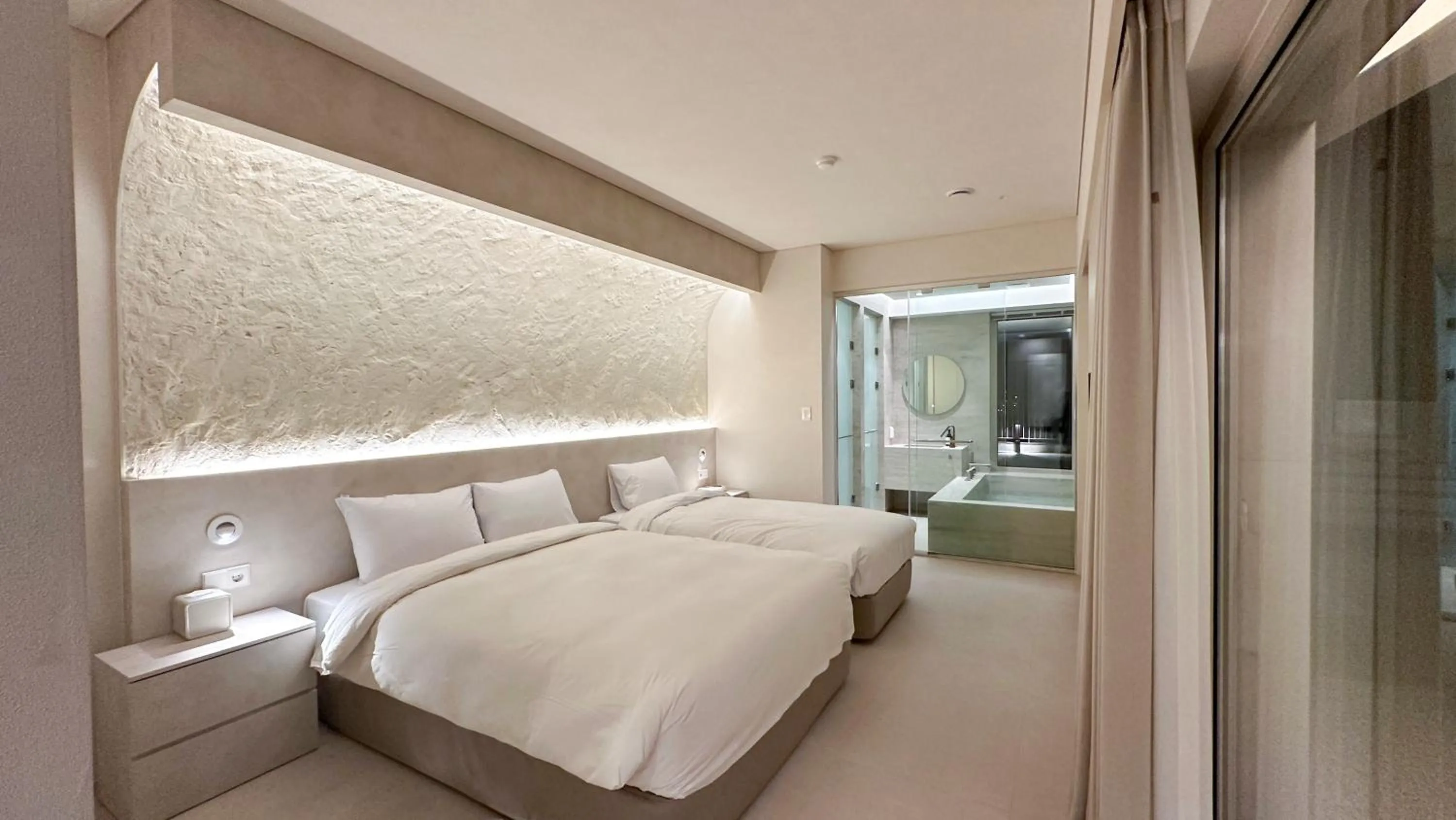 Bed in Y Resort Jeju