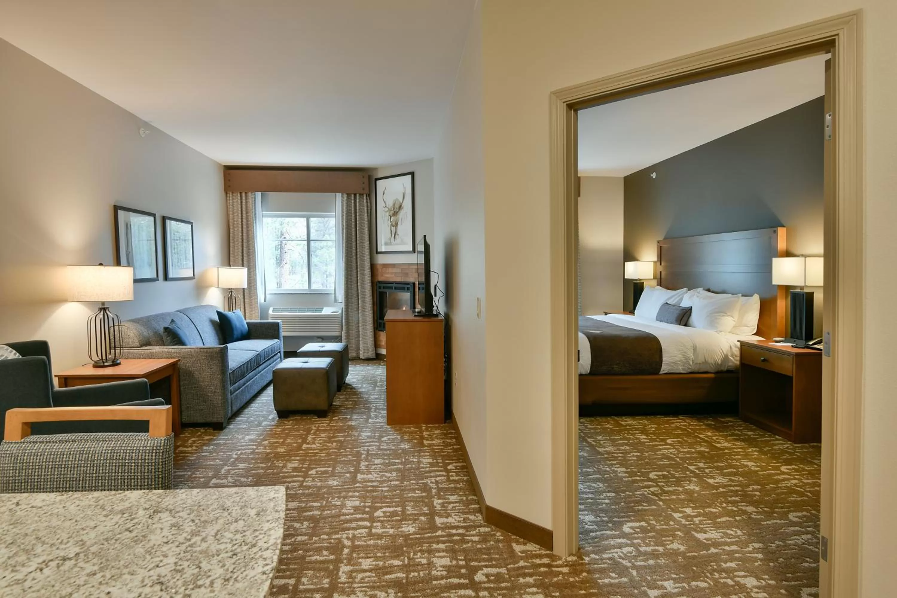 Photo of the whole room, Bed in GrandStay Hotel & Suites