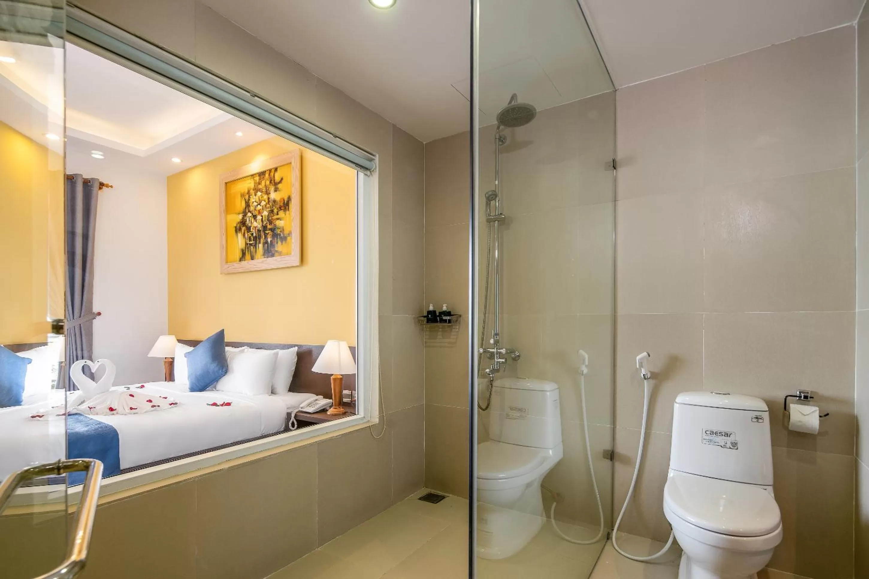 Bathroom in TRIPLE Riverside Villa Hotel HoiAn