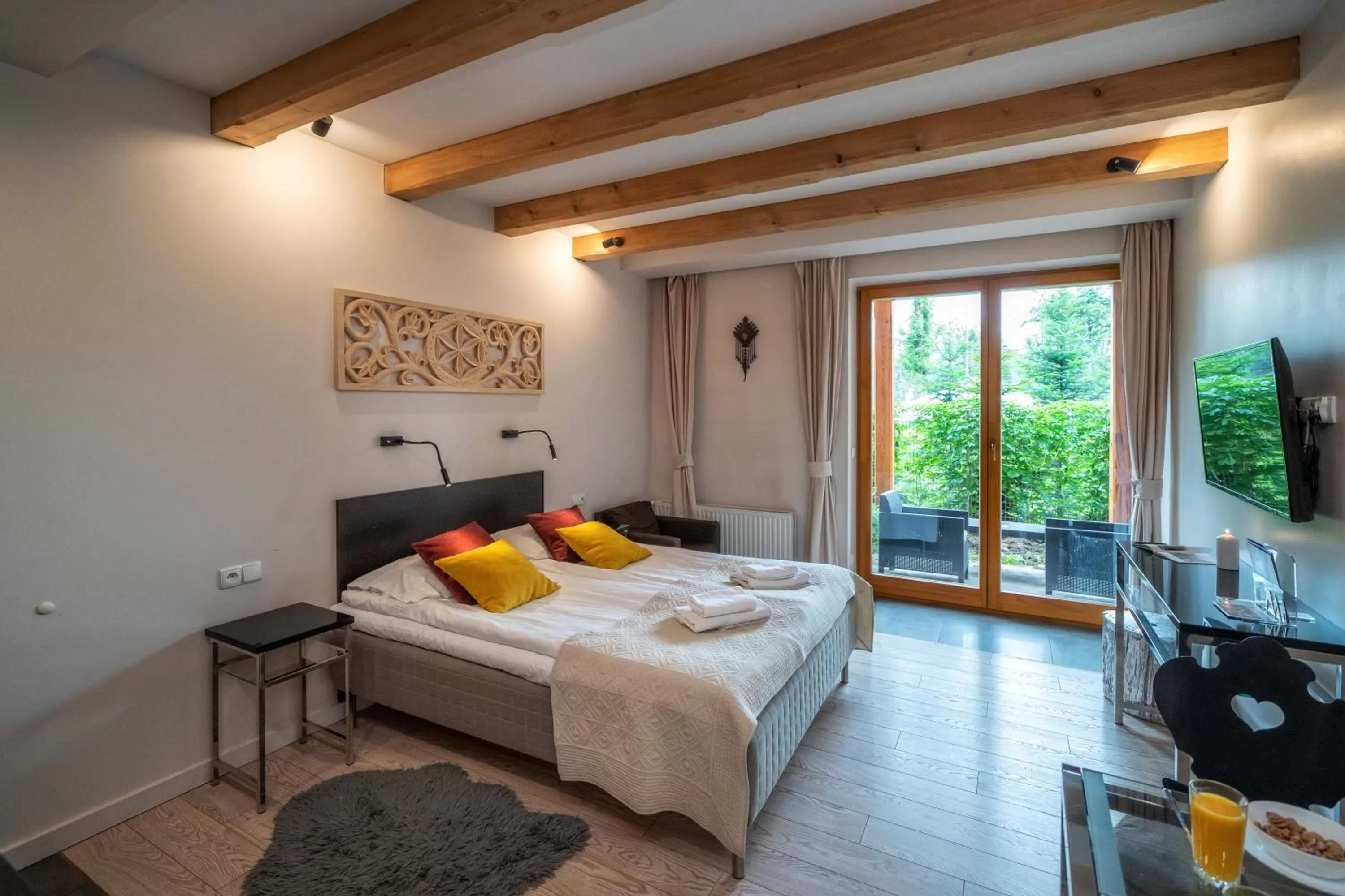 Bed in Aparthotel Giewont