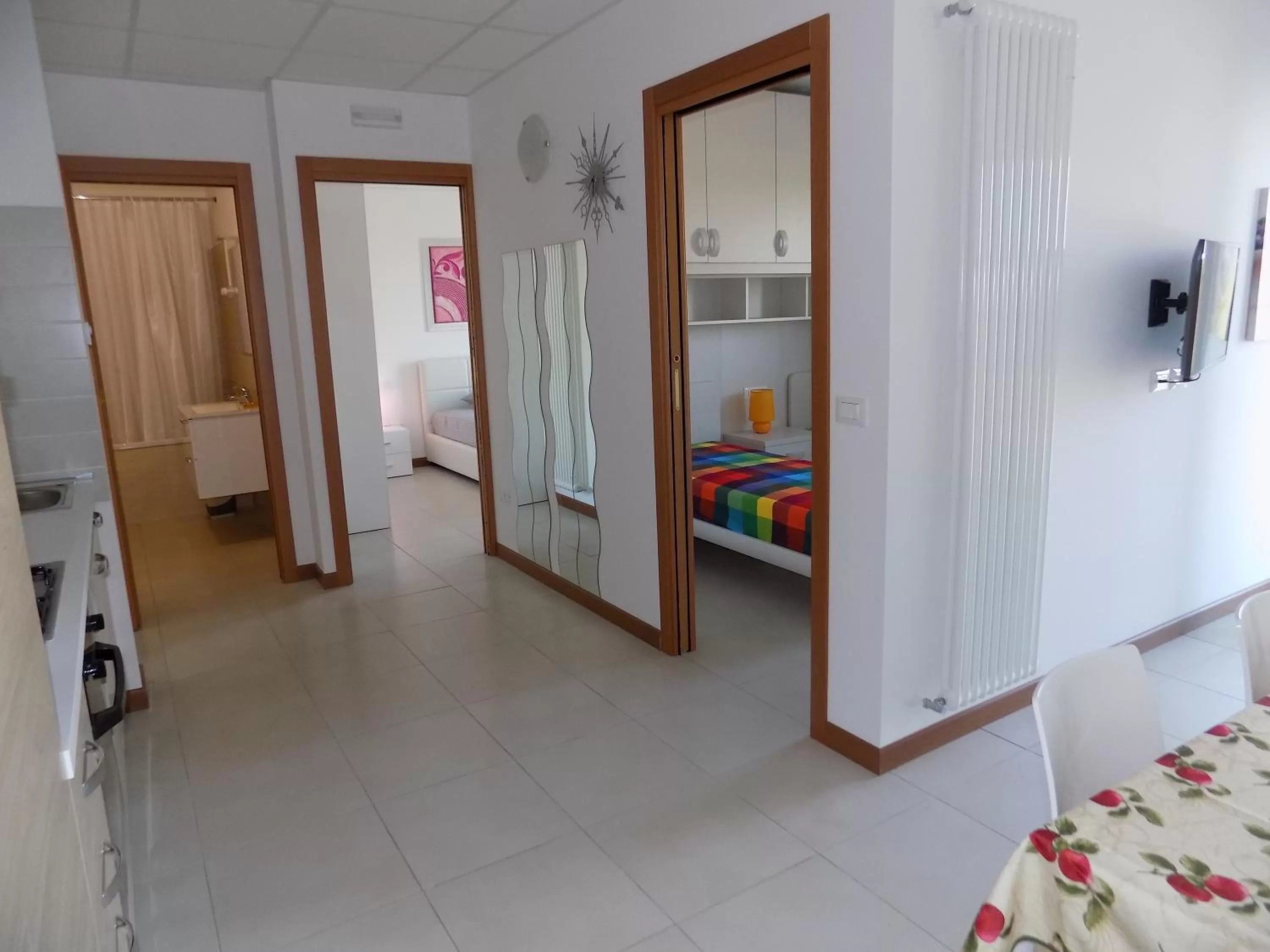 Dining area, Bed in Hotel Residence Sole