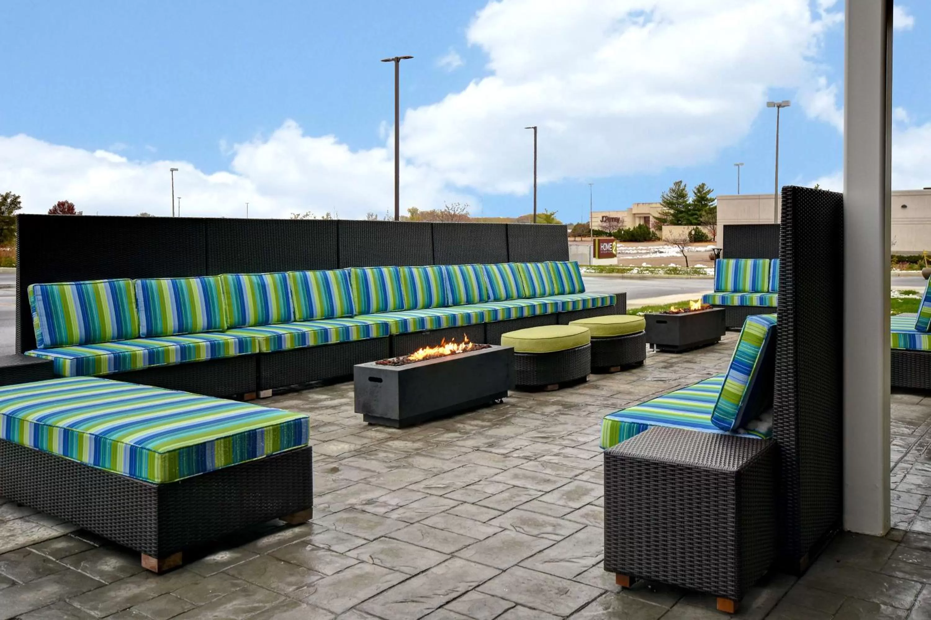 Patio in Home2 Suites Eau Claire South, Wi