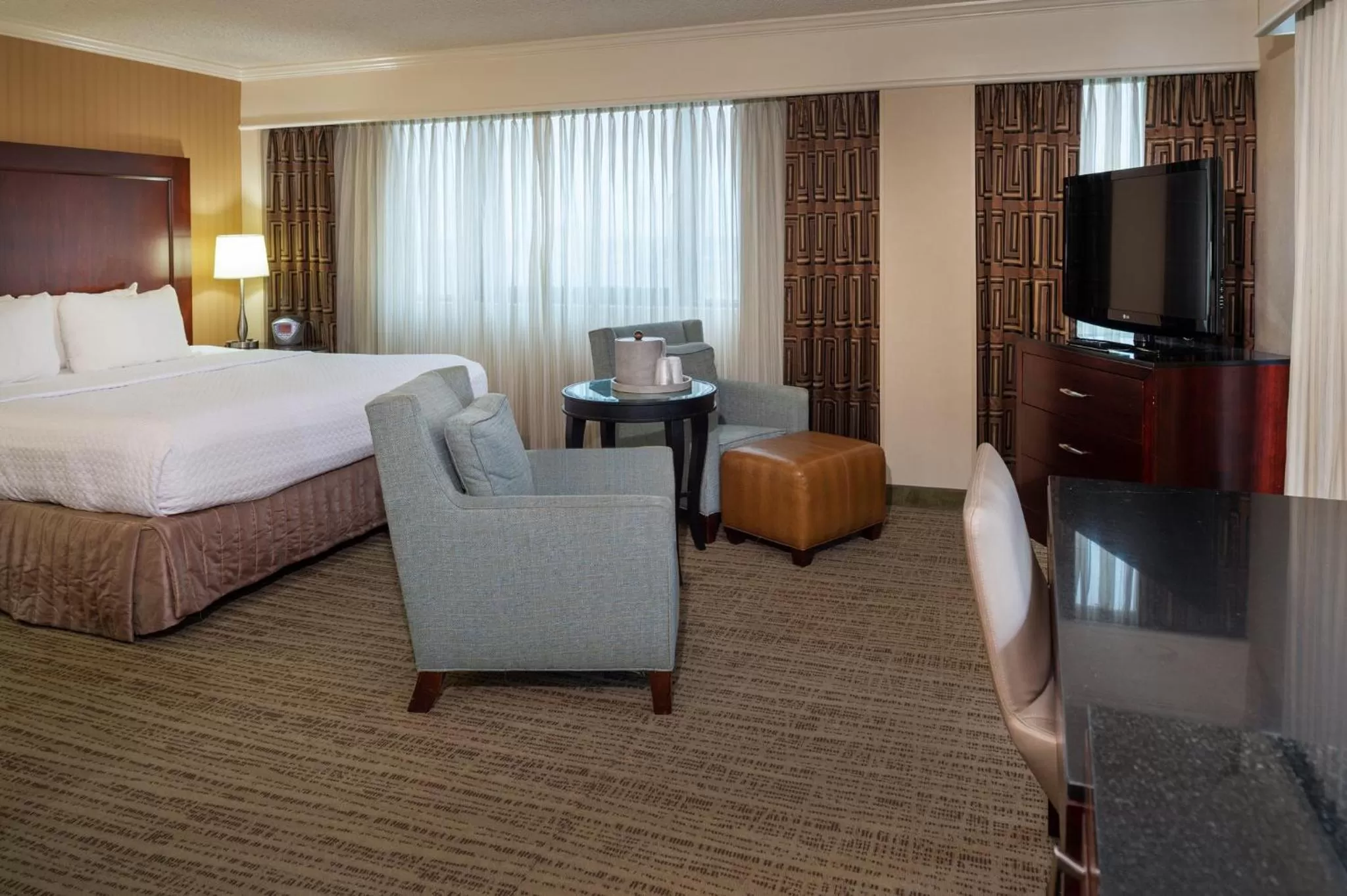 Photo of the whole room, Bed in Crowne Plaza Hotel St. Louis Airport by IHG
