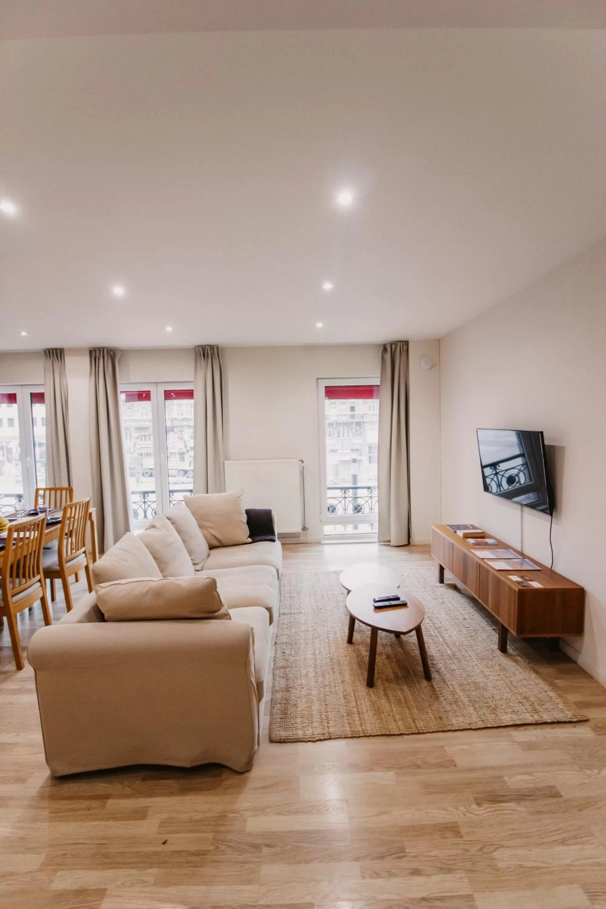 Living room in Central and Cozy in Brussels