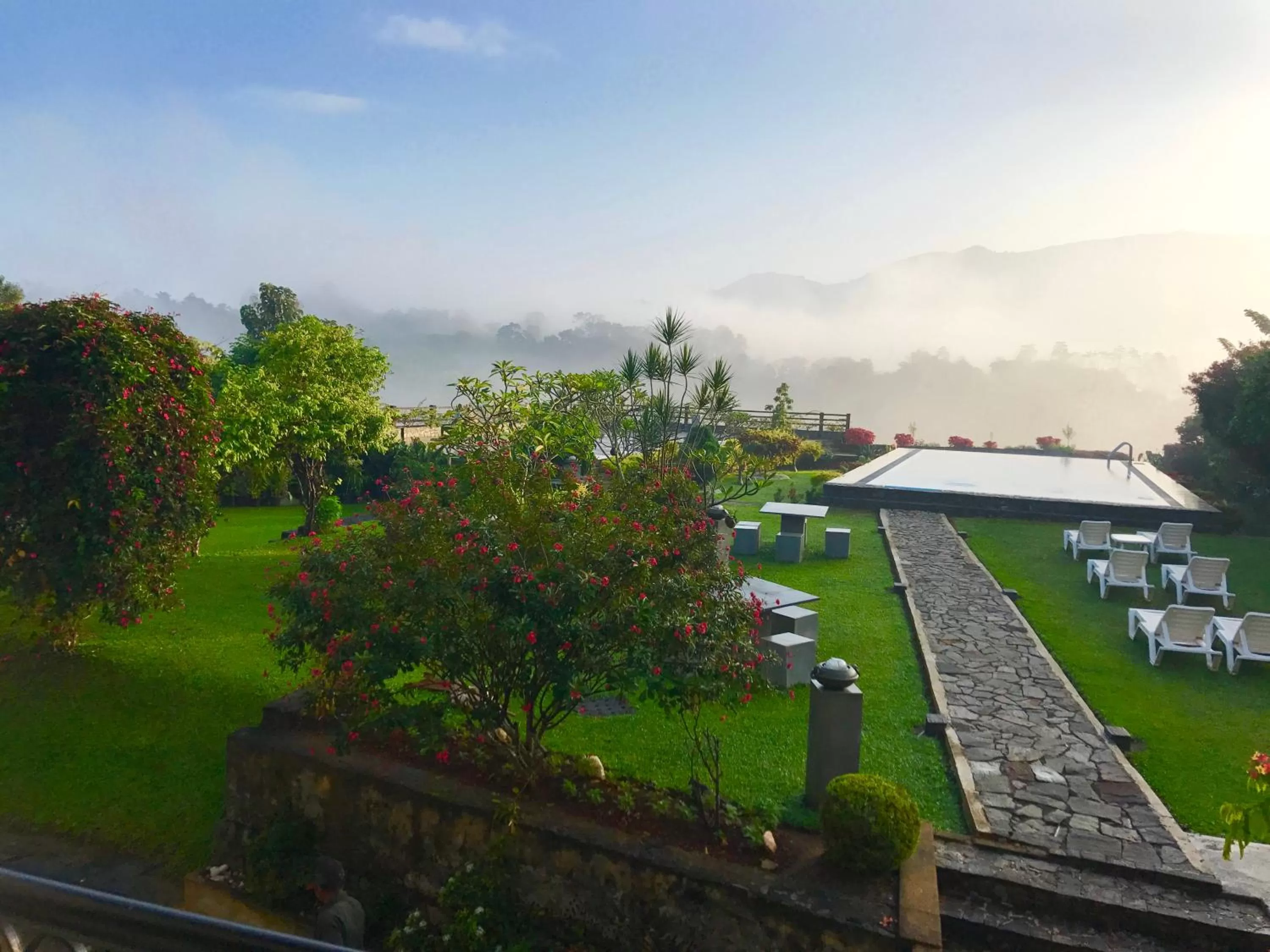 Mountain view in Elegant Hotel