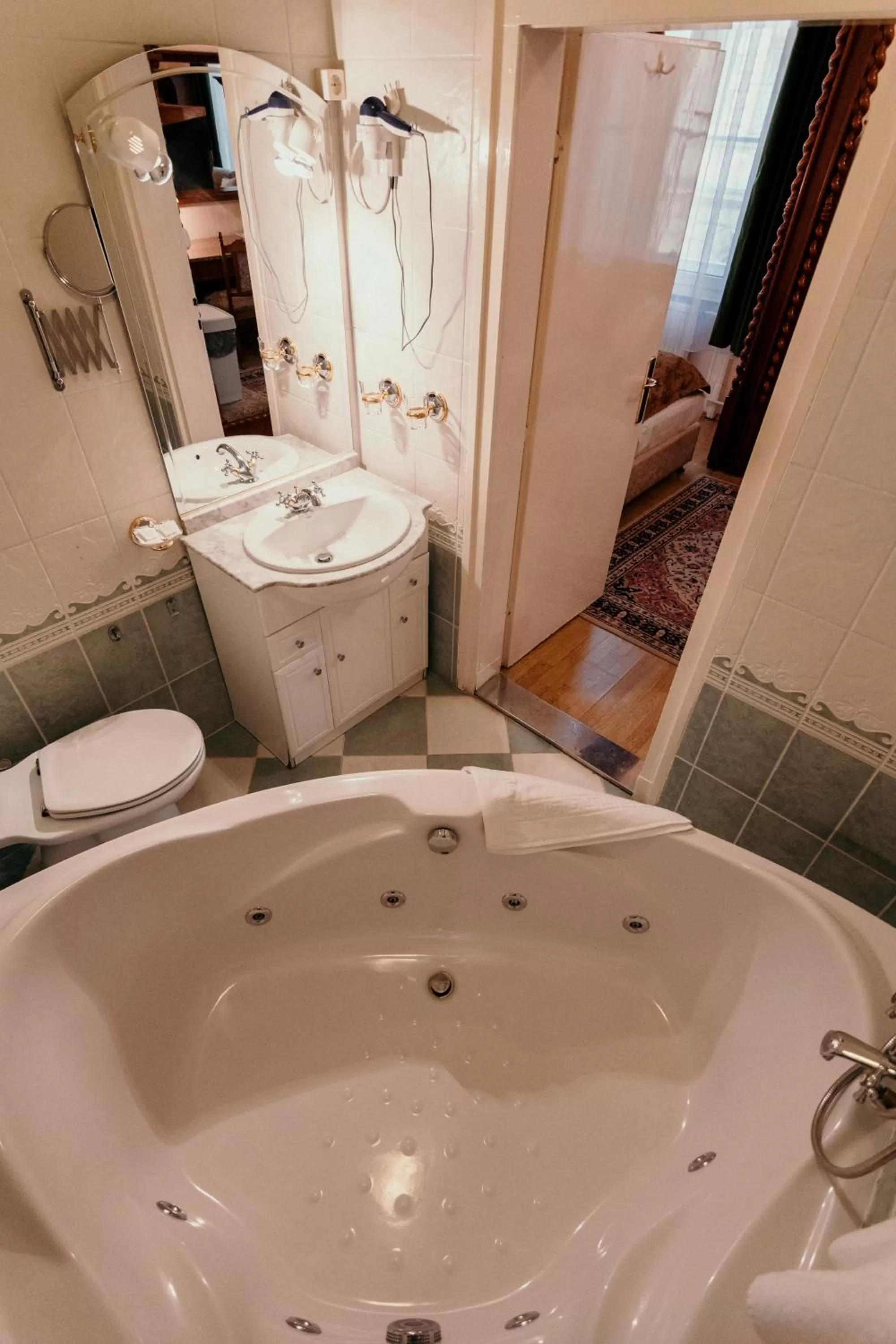 Bathroom in Tisza Hotel