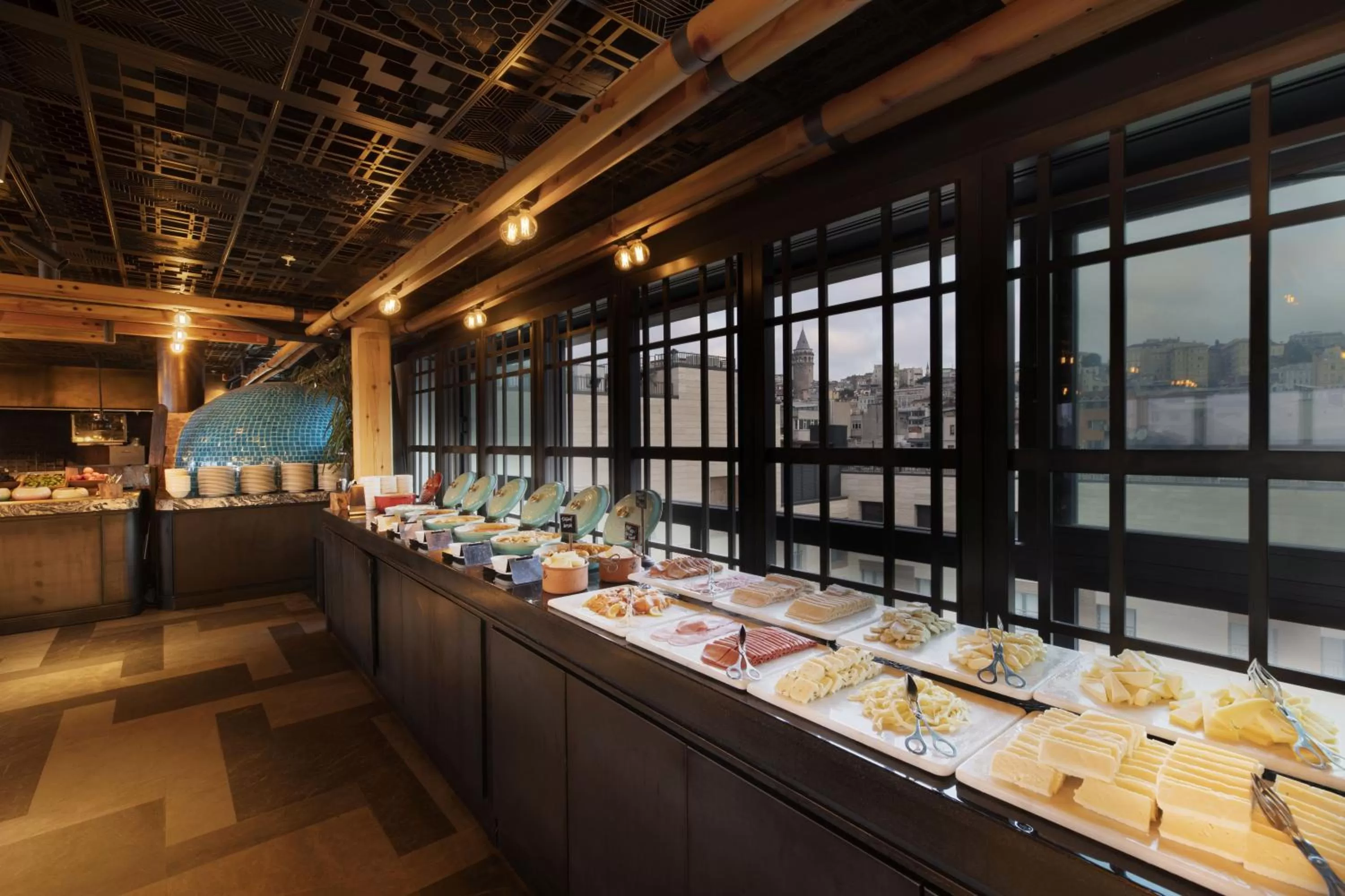 Buffet breakfast in Novotel Istanbul Bosphorus Hotel