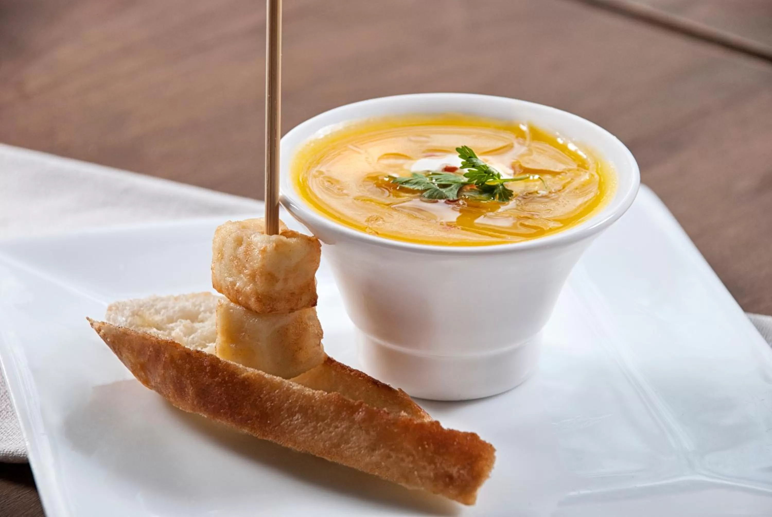 Food close-up in Movich Casa del Alferez