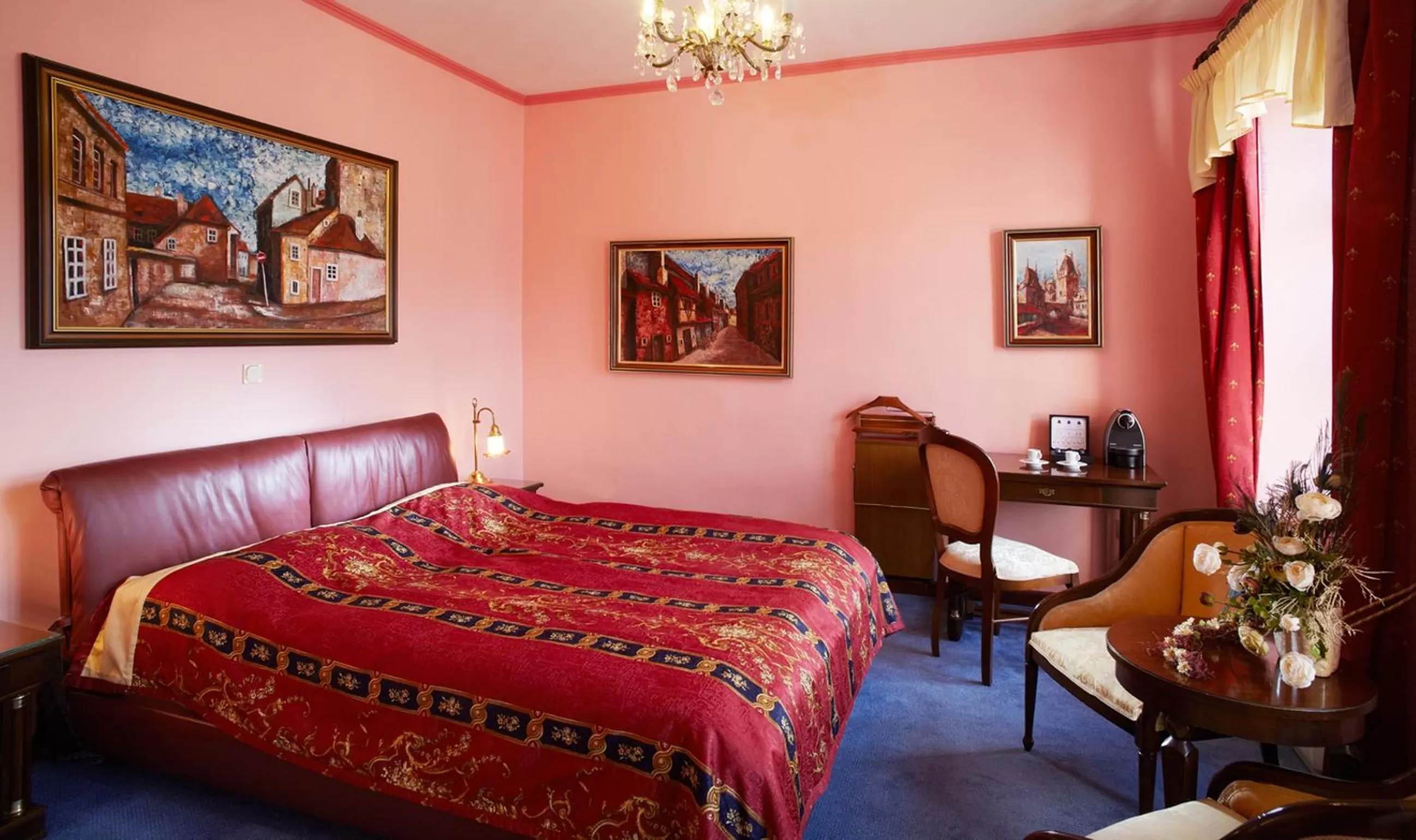 Coffee/tea facilities, Bed in U Páva