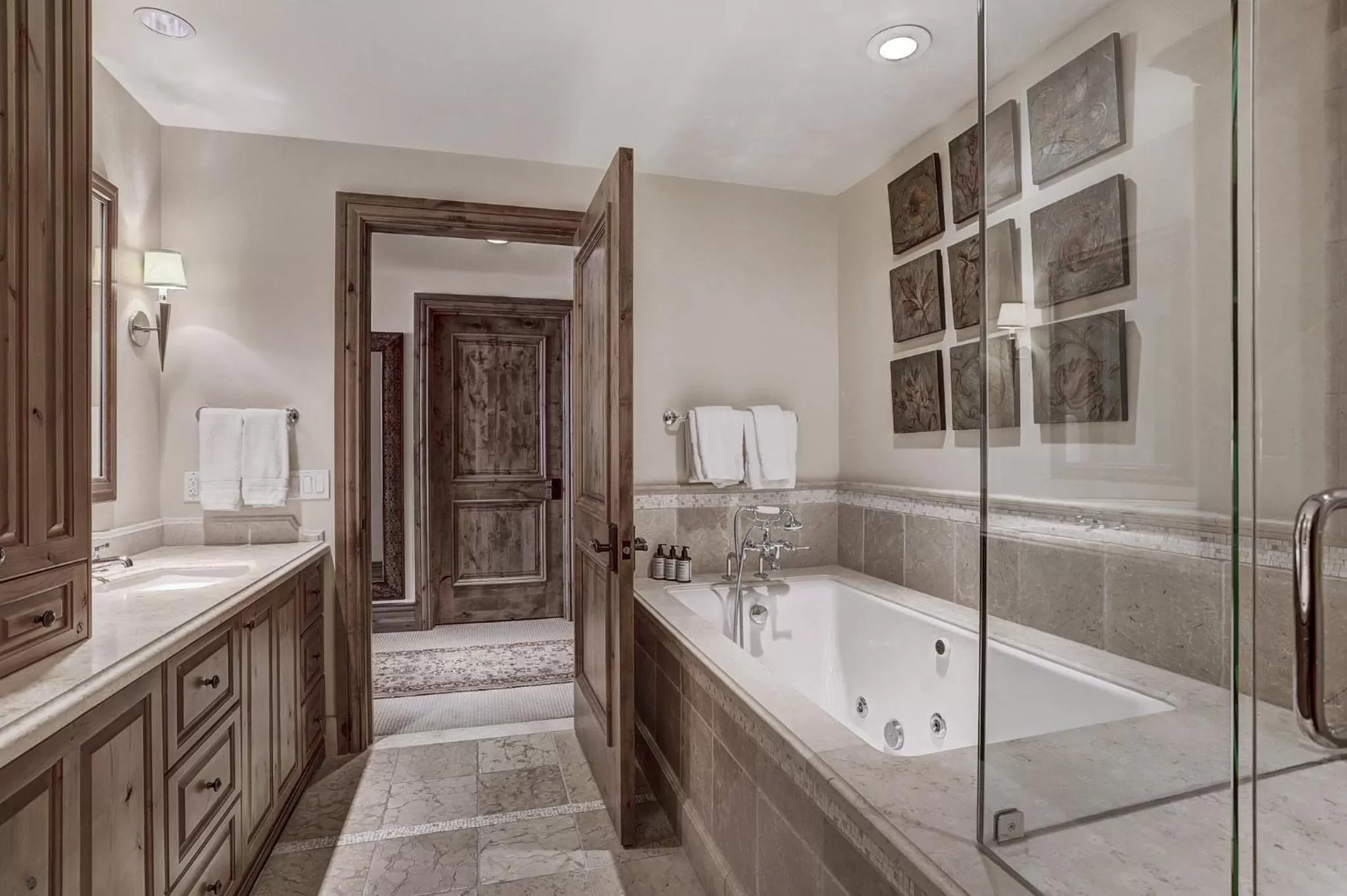 Bathroom in The Arrabelle at Vail Square, a RockResort, by Vail Resorts